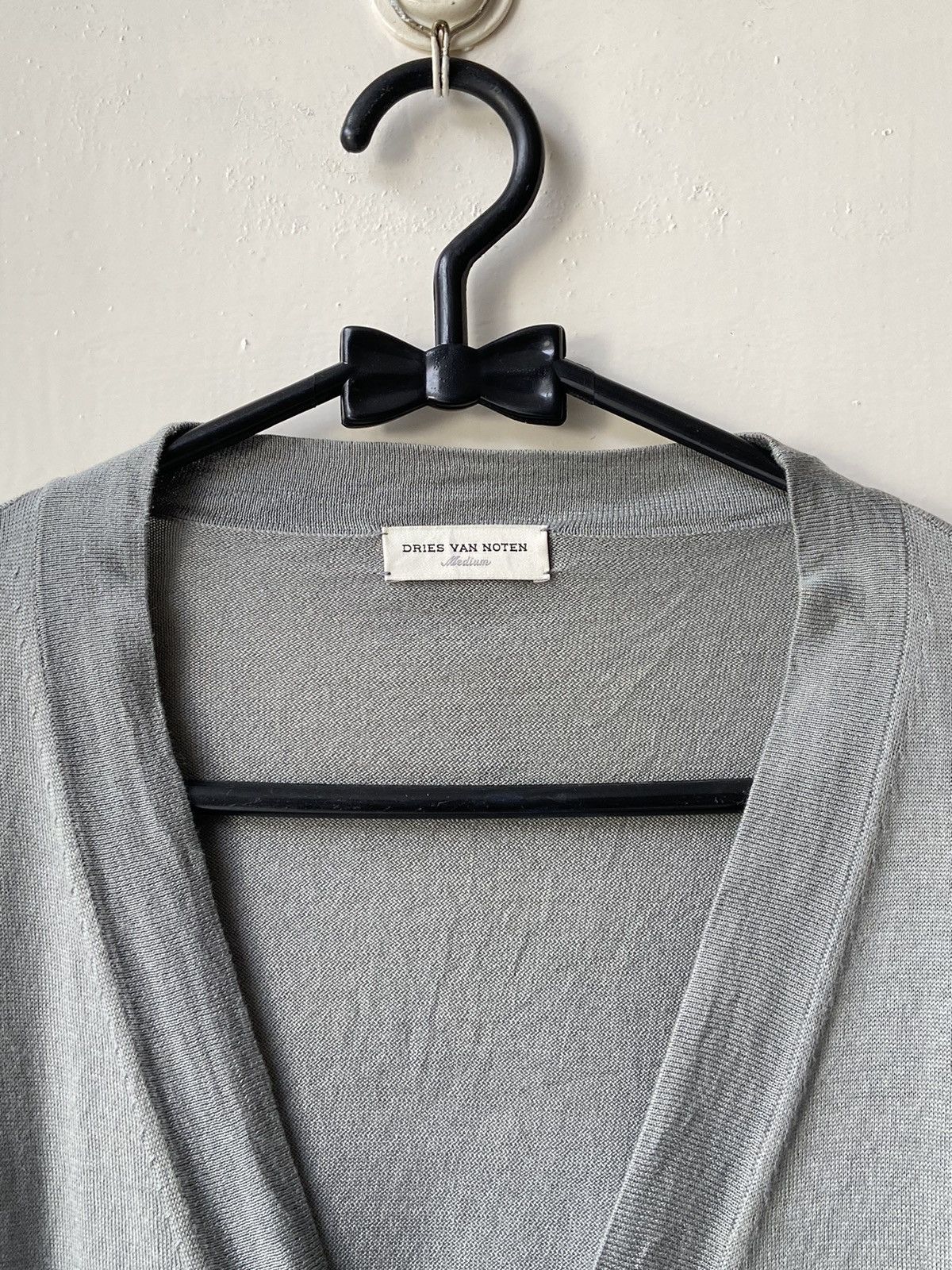 Dries Van Noten DRIES VAN NOTEN Grey Gardigan Size US S / EU 44-46 / 1 - 5 Thumbnail