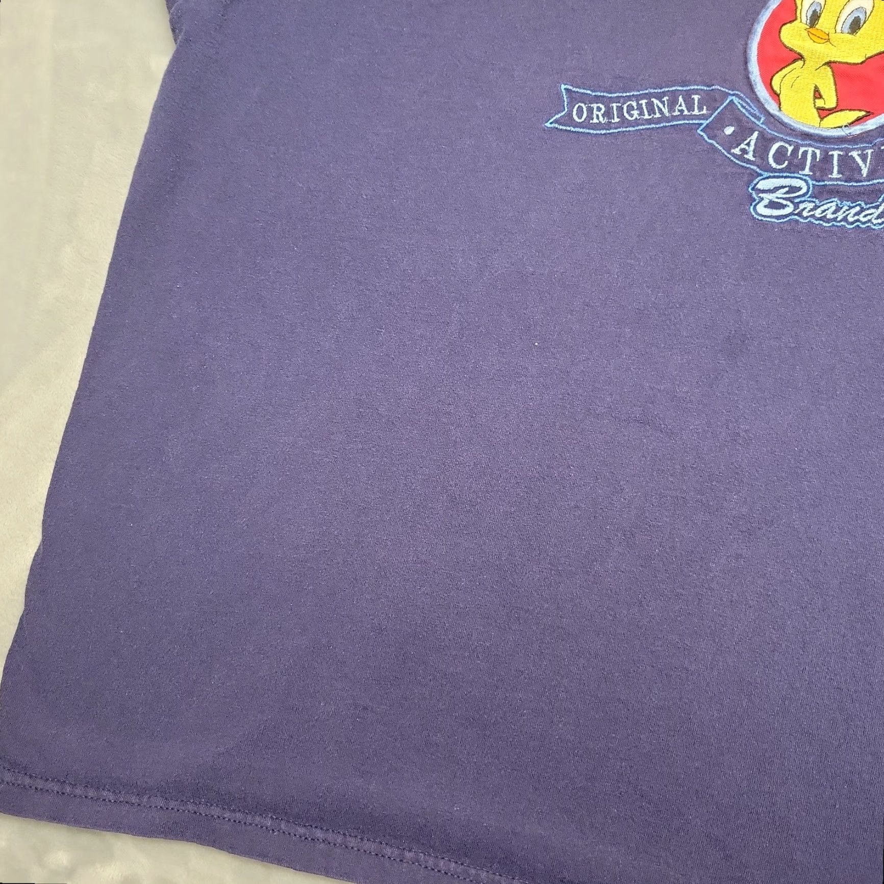 Vintage VINTAGE Looney Tunes T-Shirt Mens 2XL Purple Tweety Graphic 90s Freeze Made in USA Size US XXL / EU 58 / 5 - 4 Thumbnail
