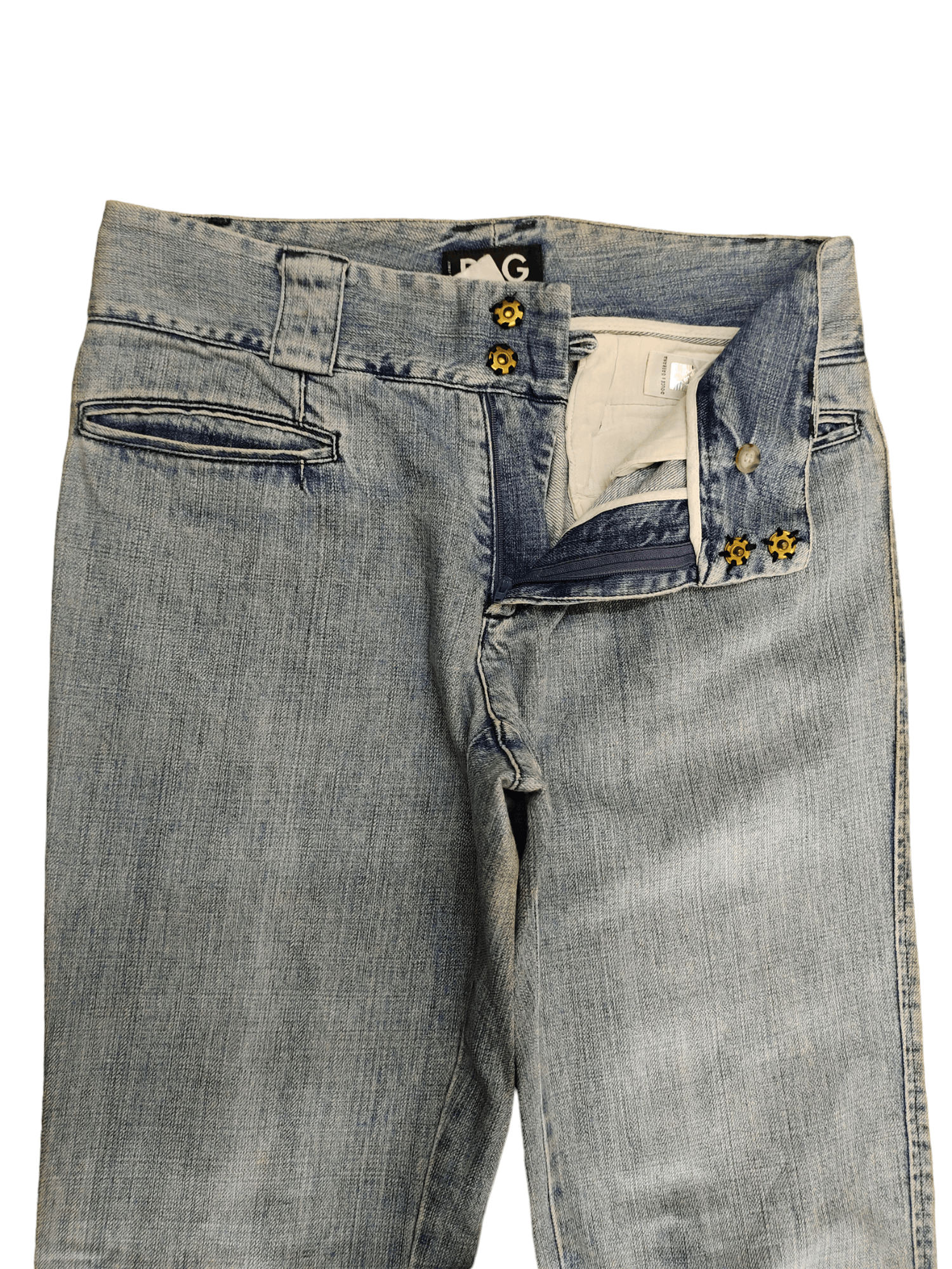 Dolce & Gabbana Flare Jeans Dolce & Gabbana 'Japan Edition' Boot Cut Y2k Size US 31 - 10 Thumbnail