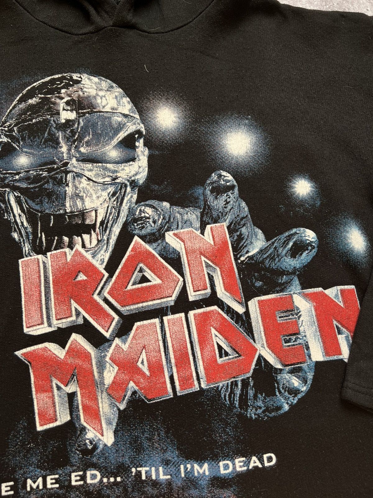 Band Tees × Iron Maiden × Vintage Vintage Iron Maiden 2003 Bootleg Hoodie Size US M / EU 48-50 / 2 - 4 Thumbnail