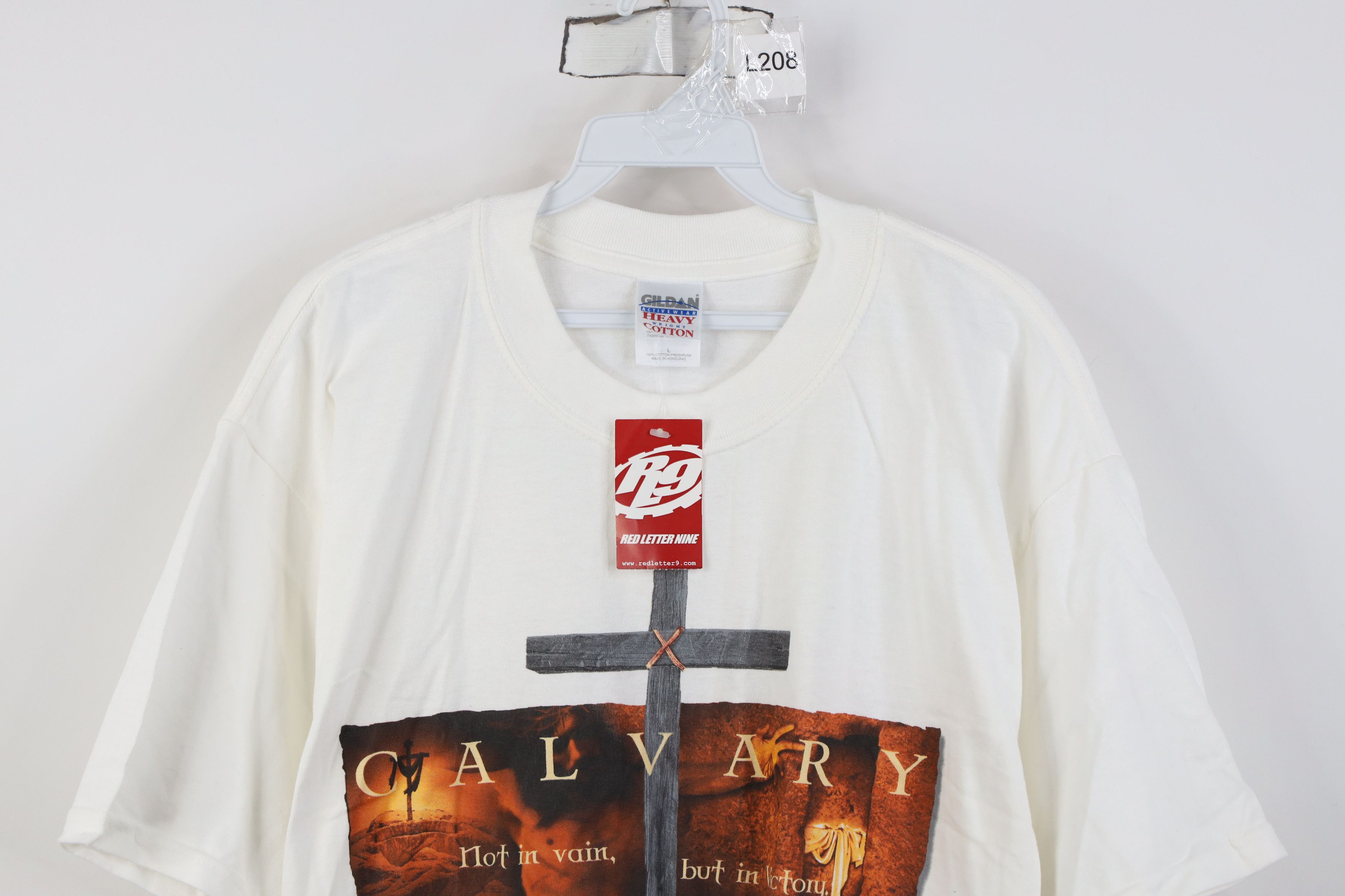 Vintage Deadstock Vintage Streetwear Calvary Jesus Cross T-Shirt Size US L / EU 52-54 / 3 - 2 Thumbnail