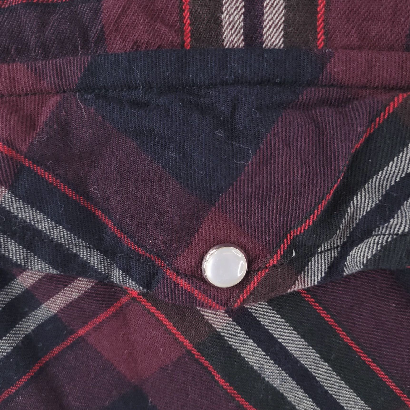 Vintage Woodland Creek Mens Shirt Large Red Western Long Sleeve Button Pearl Snap Size US L / EU 52-54 / 3 - 2 Thumbnail
