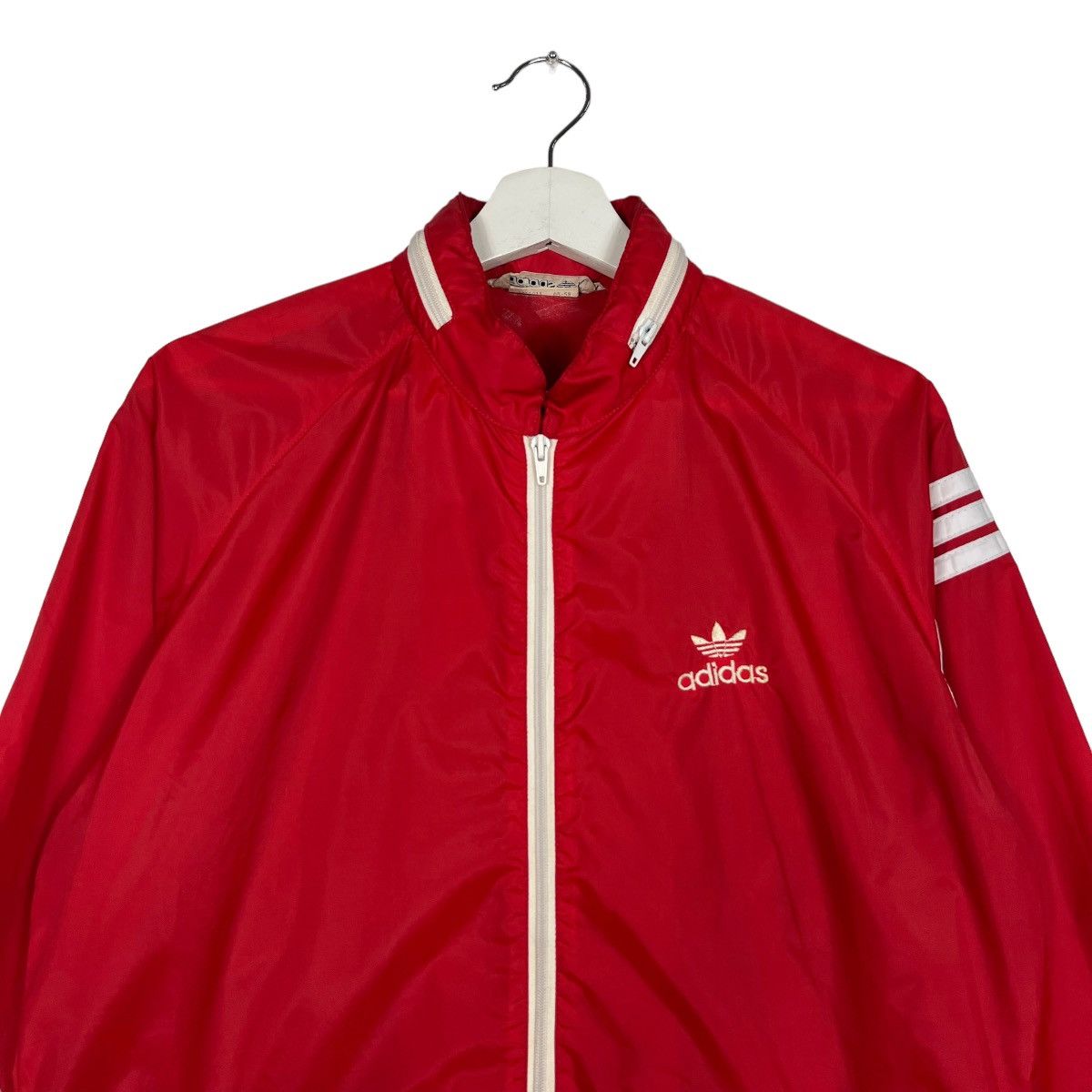 Adidas 🔥 1980s TRUE VINTAGE ADIDAS WINDBREAKER Size US L / EU 52-54 / 3 - 3 Thumbnail