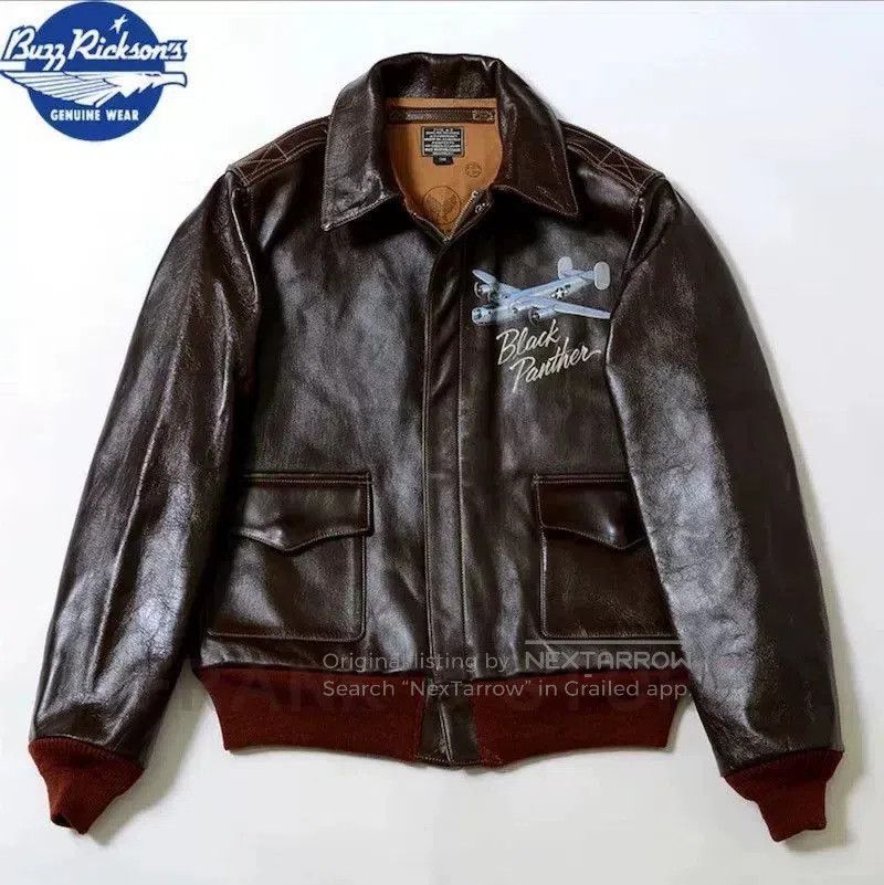 Buzz Rickson's Buzz Rickson's WWII A2 Flight Jacket. Size US S / EU 44-46 / 1 - 1 Thumbnail
