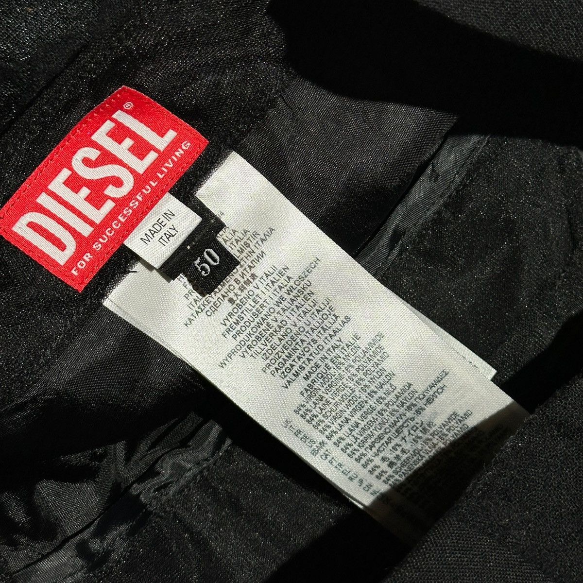 Diesel $1,195 double layered sheer distressed trouser Size US 34 / EU 50 - 5 Thumbnail