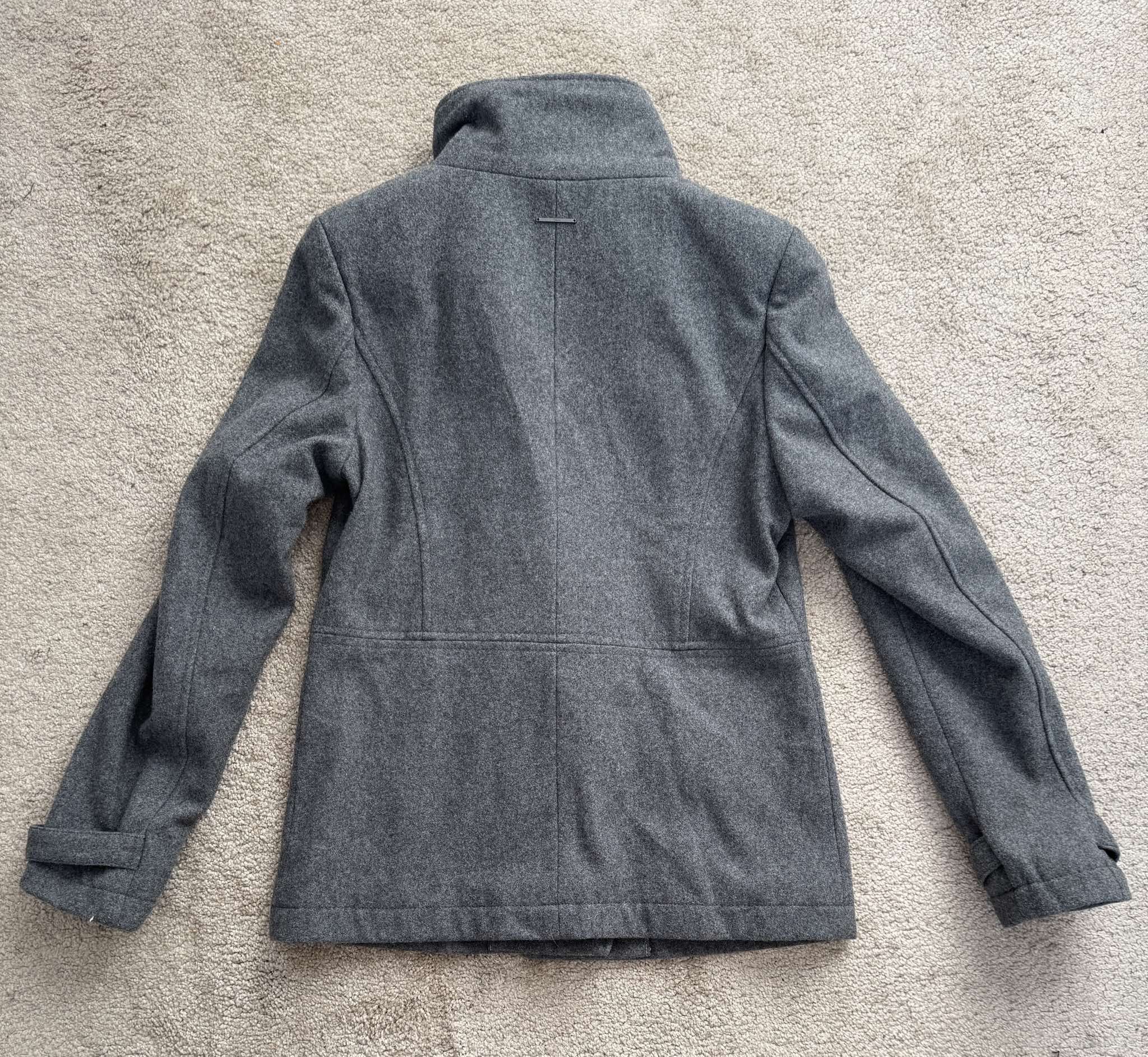 s.Oliver Women's Jacket Coat S Warm Gray Double Breasted Wool Size S / US 4 / IT 40 - 5 Thumbnail