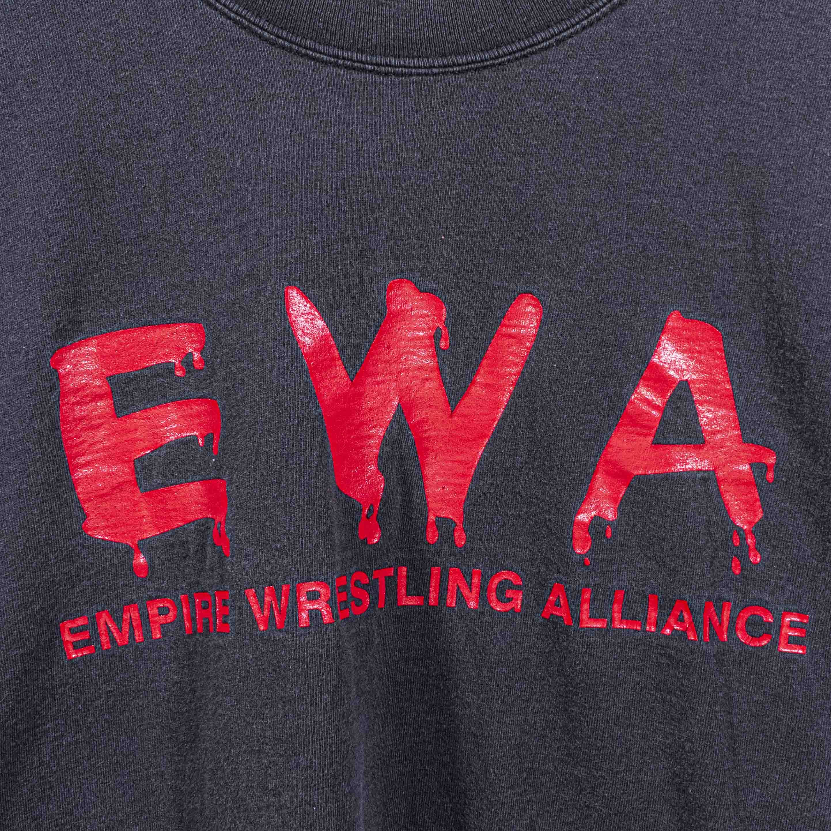 Vintage EWA Empire Wrestling Alliance T-Shirt XL Y2K Sun Faded Size US XL / EU 56 / 4 - 3 Thumbnail