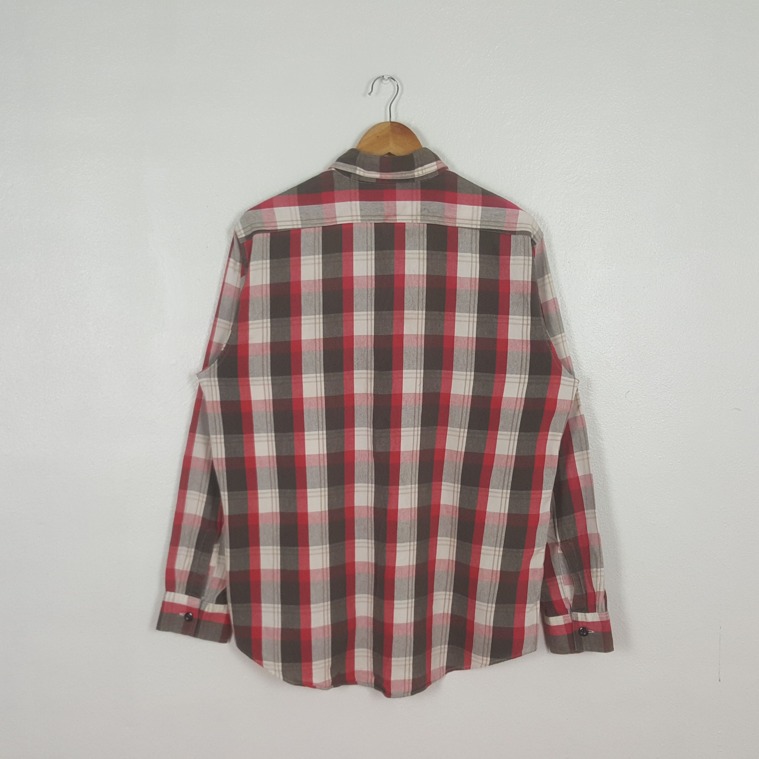 Sugar Cane Vintage Sugar Cane Japanese Flannel Shirt Button Up C319N56 Size US L / EU 52-54 / 3 - 3 Thumbnail