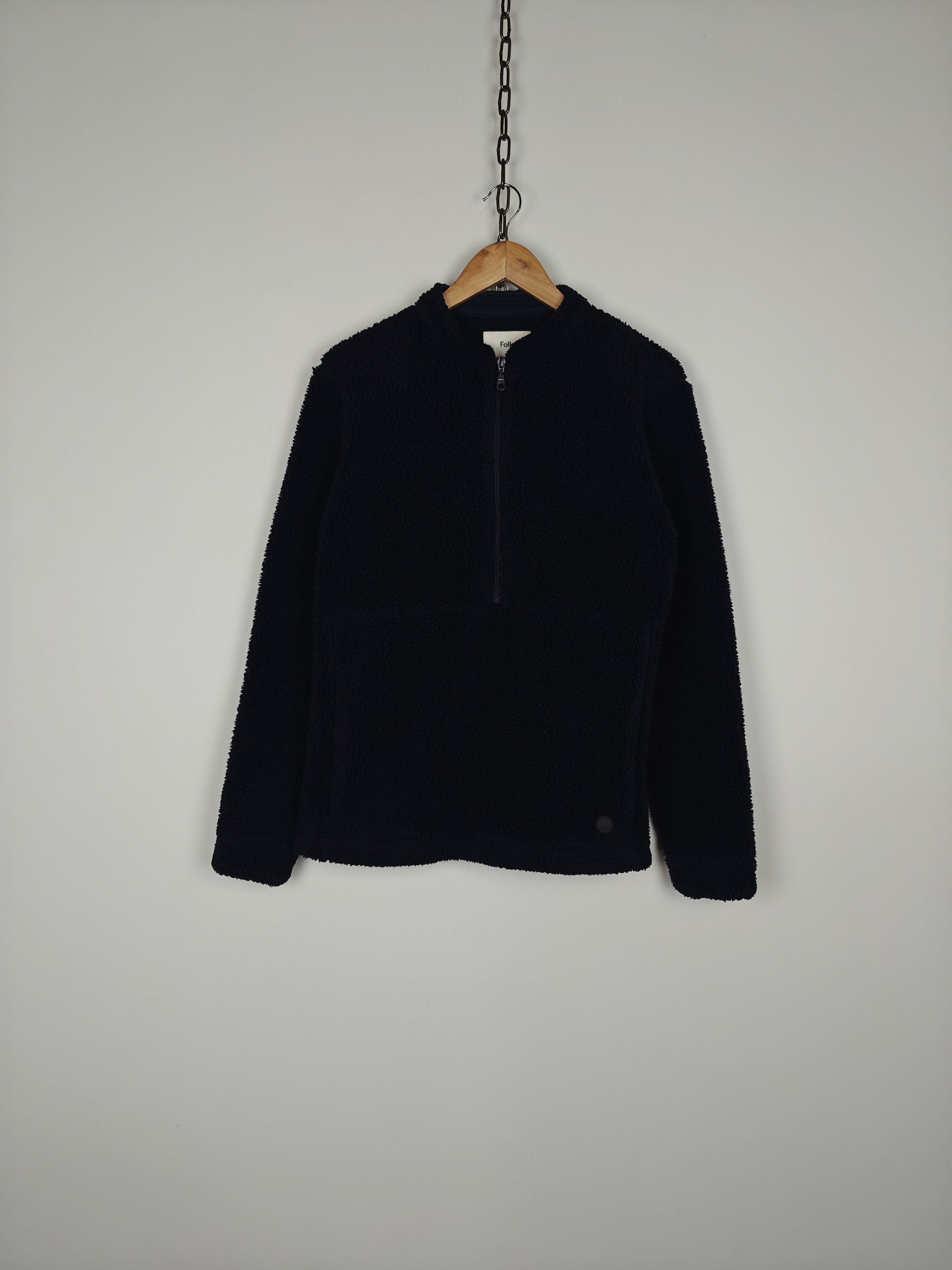 Folk Folk Fleece Jacket Half Zip Pullover Sherpa Blue size 2 (S) Size US S / EU 44-46 / 1 - 1 Thumbnail
