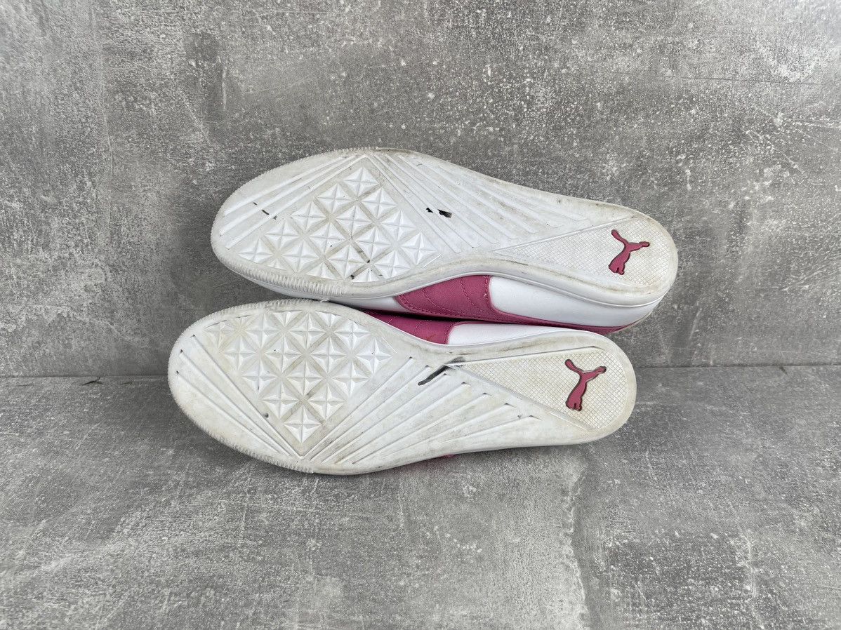 Puma × Vintage Vintage PUMA Archives White / Pink Leather Slip Shoes Size US 9 / IT 39 - 7 Thumbnail