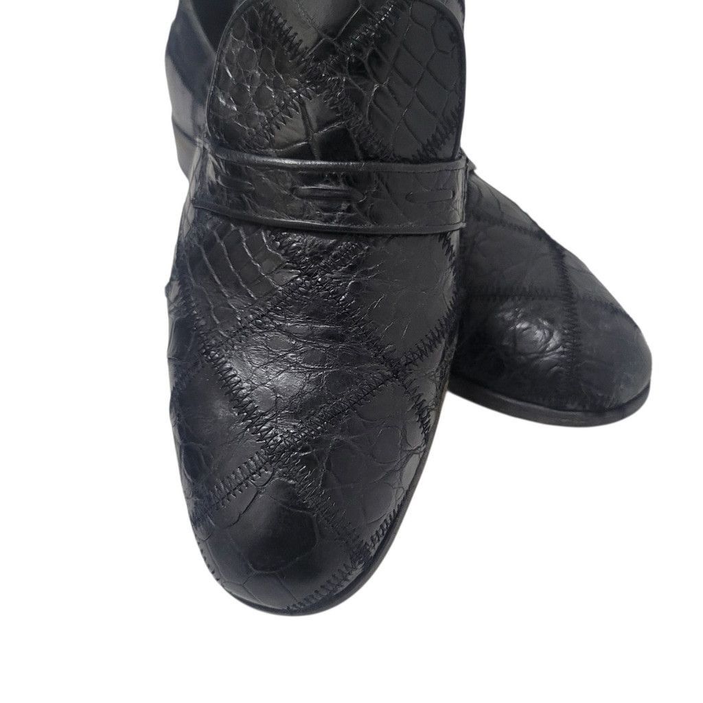 Nettleton Nettleton Black Crocodile Loafer Shoes Style #74332 Size 9.5 Size US 9.5 / EU 42-43 - 7 Thumbnail