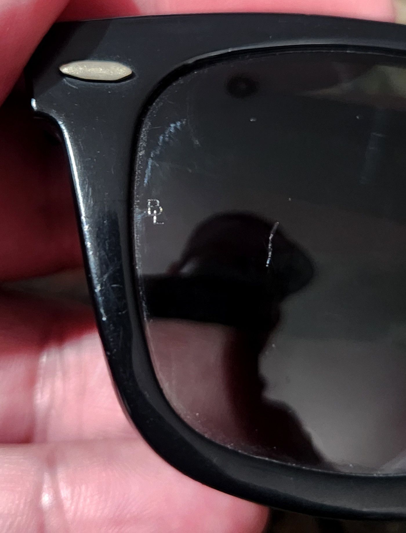 RayBan RAY-BAN L2009 PTAS SHINY BLACK SUNGLASSES WAYFARER USA B&L Size ONE SIZE - 8 Thumbnail