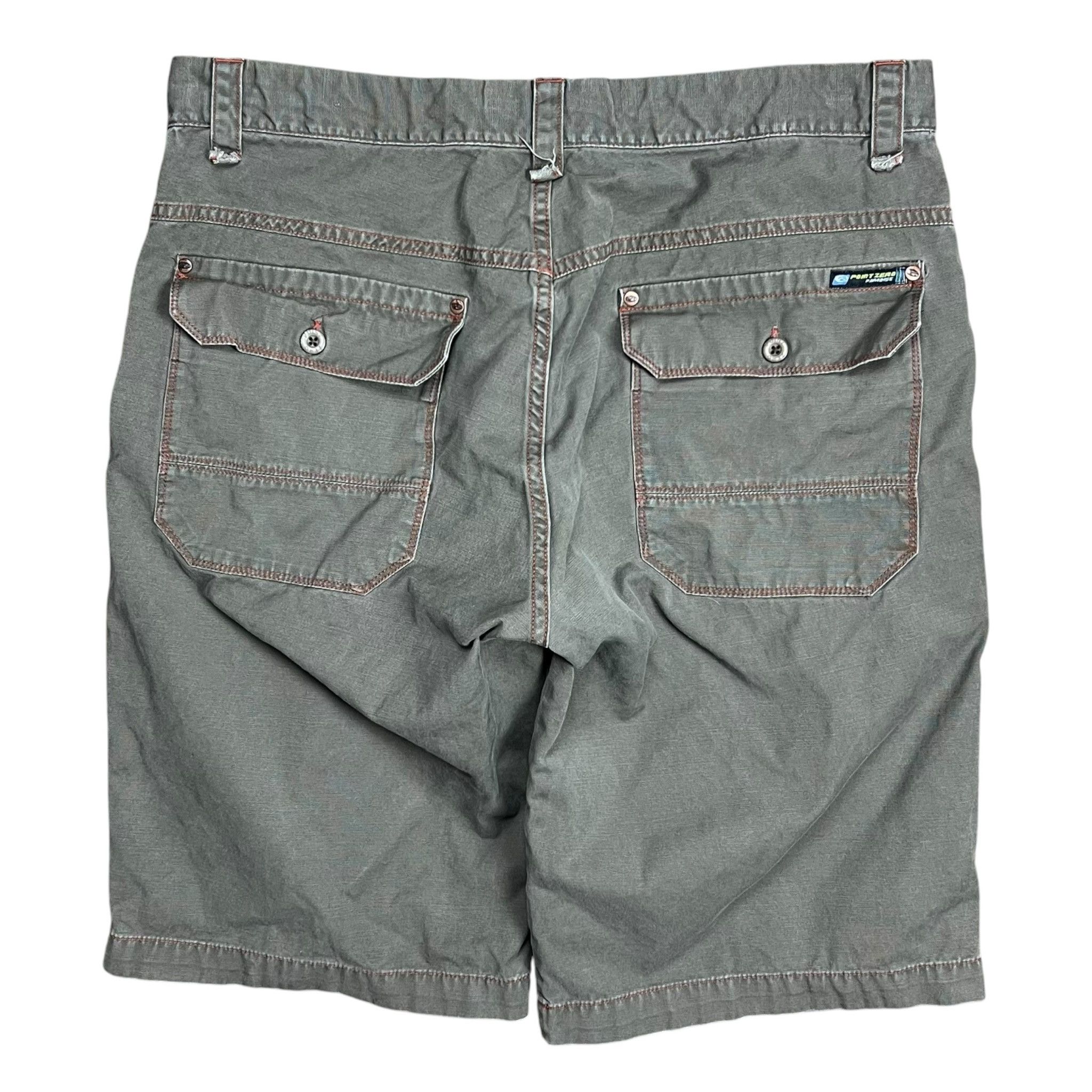 Point Zero Vintage Y2K Point Zero Paradise Contrast Stitch Shorts - 36” Size US 36 / EU 52 - 4 Thumbnail