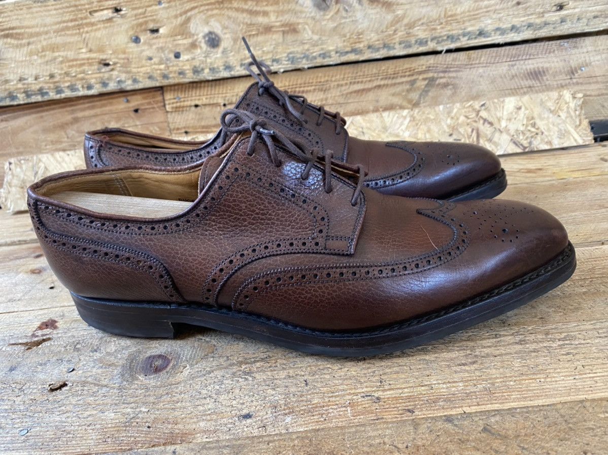 Crockett & Jones Crockett and jones rugby pebble grain brown leather oxford Size US 11.5 / EU 44-45 - 8 Thumbnail