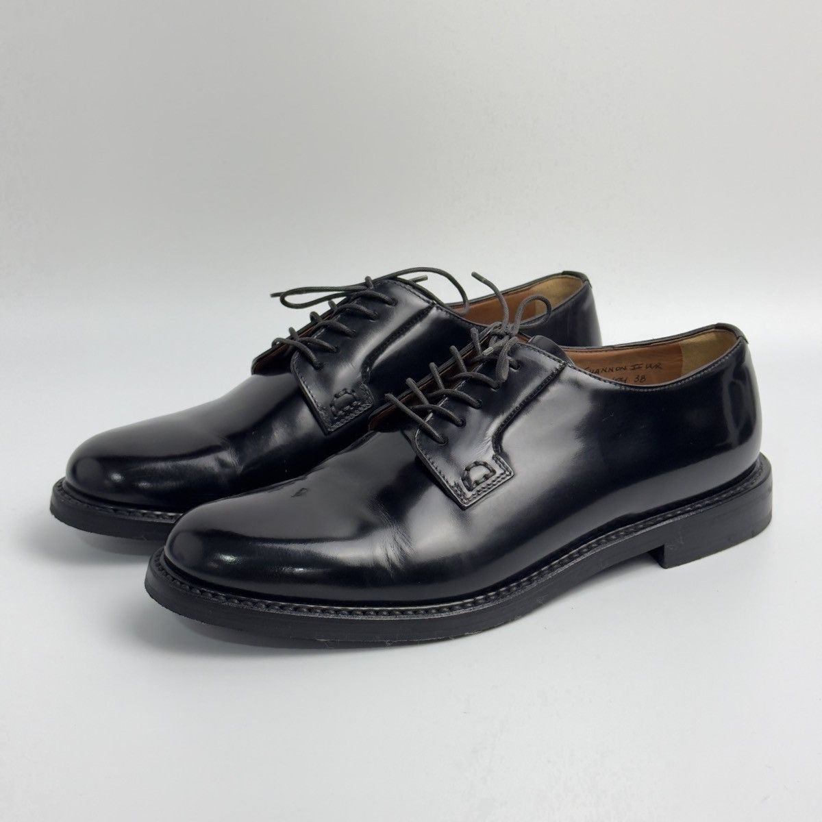 Church's Church’s Shannon 2 WR Derby Polished Black Womens Shoes🖤🔥 Size US 8 / IT 38 - 10 Thumbnail