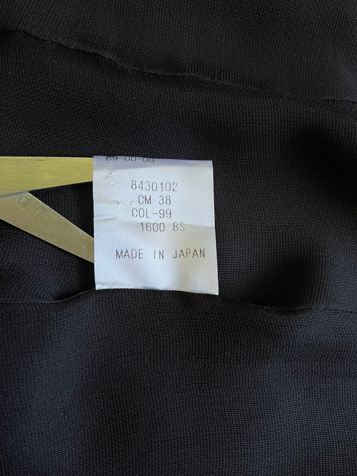Claude Montana Vintage Claude Montana Black Fitted Blazer Suit Jacket Size S / US 4 / IT 40 - 7 Thumbnail