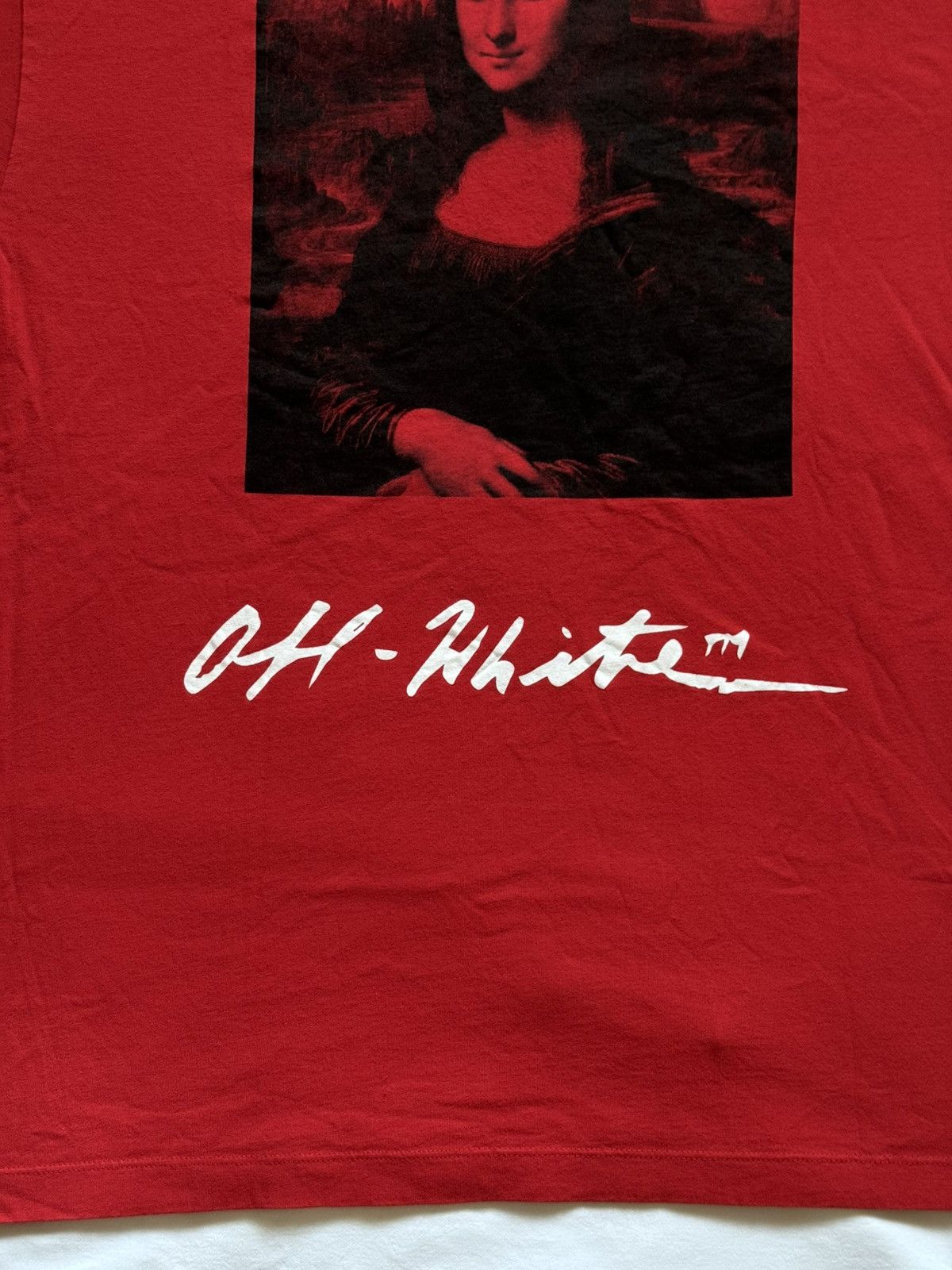 Off-White Off-White Printed Mona Lisa Tshirt Size US M / EU 48-50 / 2 - 6 Thumbnail