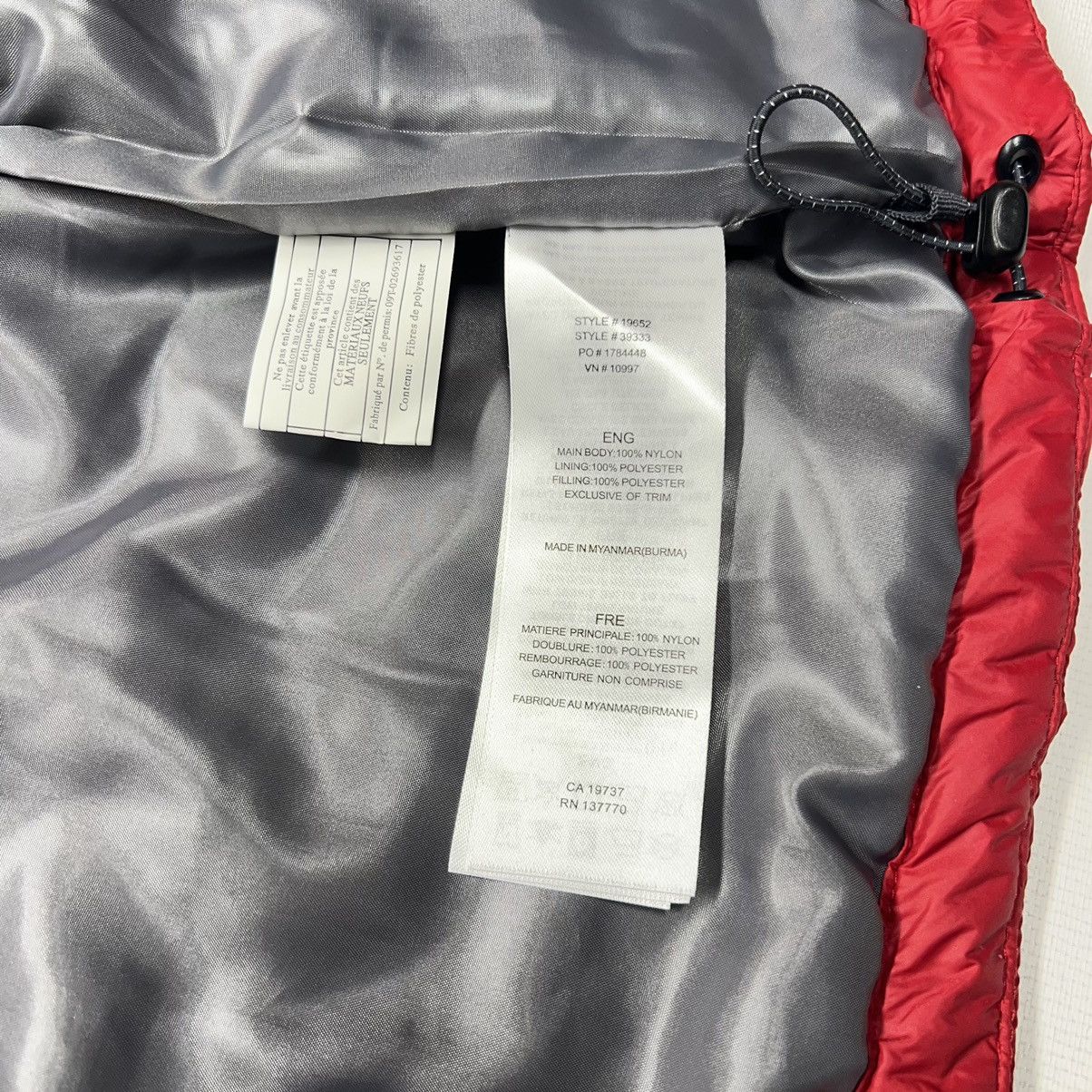 Japanese Brand NEW Toyota Jacket Red Puffer Full Zip Coat Olympics Promo Size US M / EU 48-50 / 2 - 14 Thumbnail