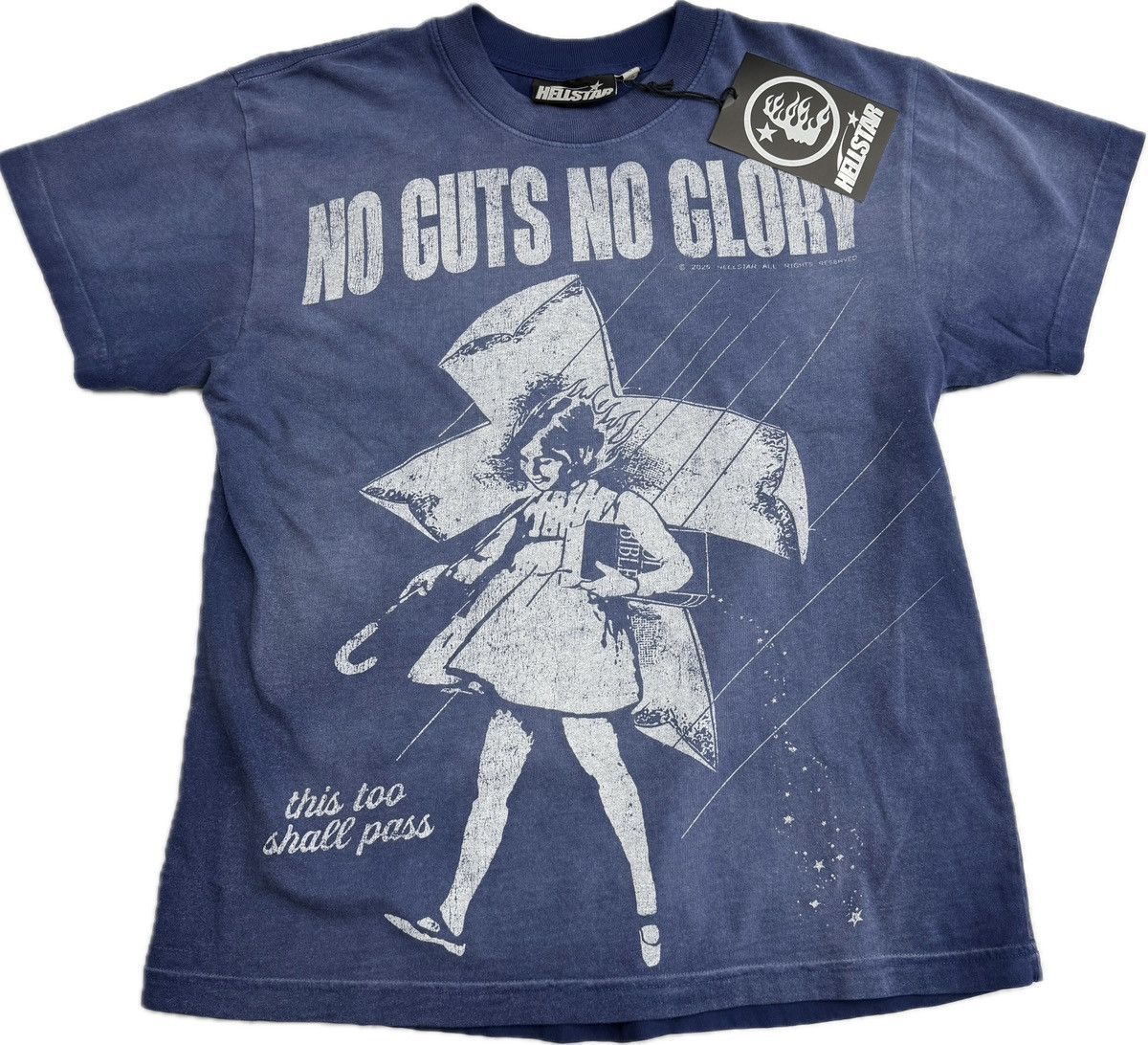 HELLSTAR Hellstar Carry Your Cross T-shirt Size US XS / EU 42 / 0 - 1 Thumbnail