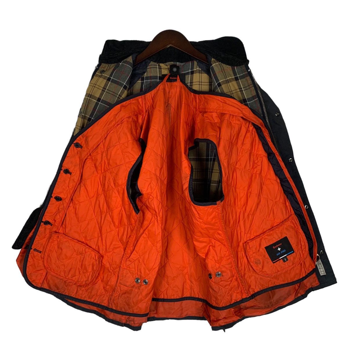 Barbour × Vintage Vintage Luxury Brand Barbour Jack Spade Tartan Light Jacket Size US S / EU 44-46 / 1 - 8 Thumbnail