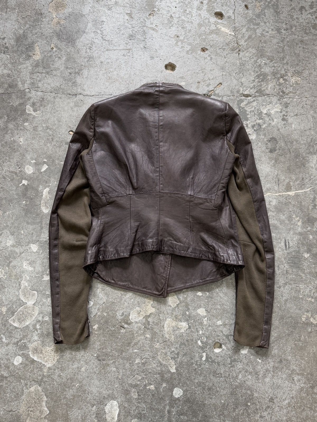 Rick Owens and Olmar X Mirta Leather Jacket