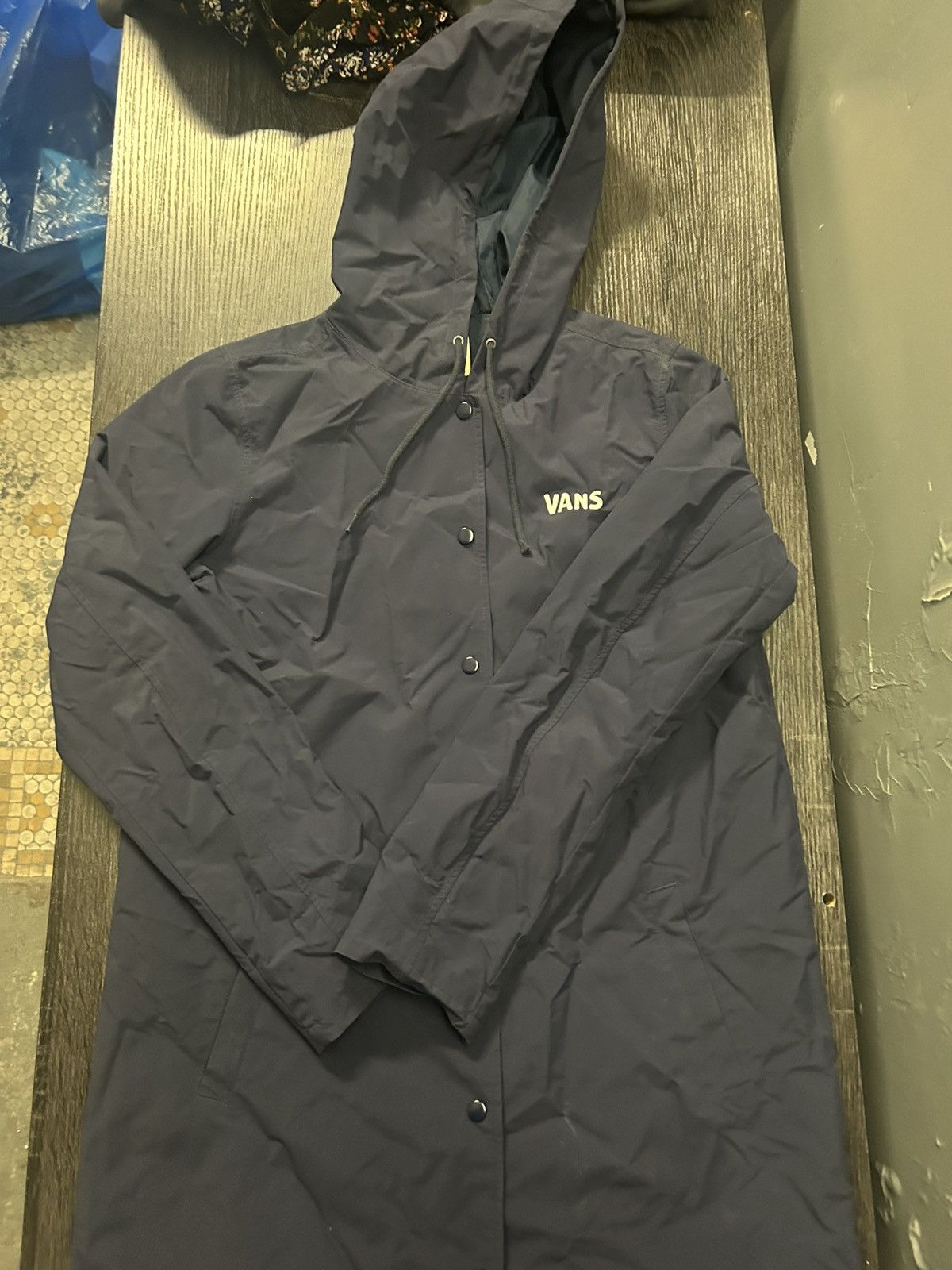 Vans Vans parka light jacket in blue Size US S / EU 44-46 / 1 - 1 Thumbnail