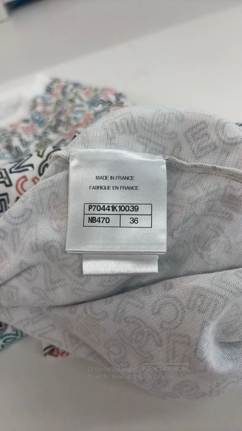 Chanel Chanel Full-print logo sequin long-sleeved T-shirt Size XS / US 0-2 / IT 36-38 - 4 Thumbnail