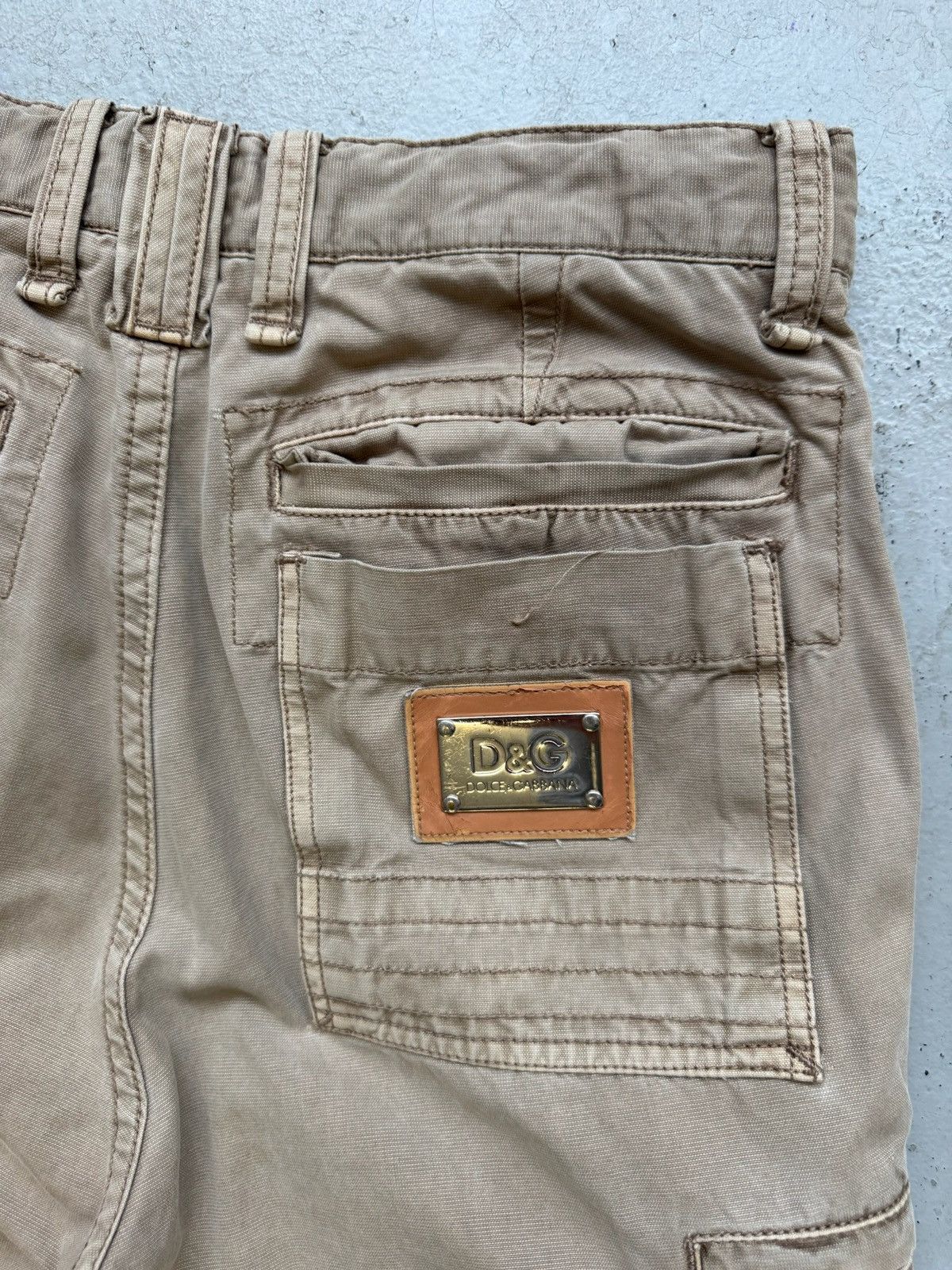 Dolce & Gabbana Dolce & Gabbana 2000s Multi Pocket Cargo Pants Size US 30 / EU 46 - 6 Thumbnail