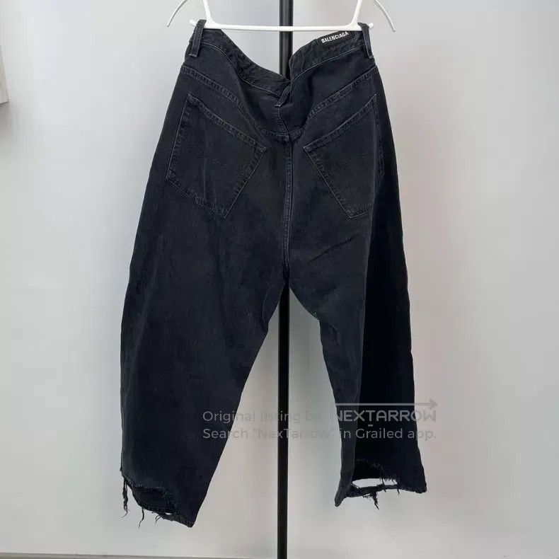 Balenciaga Balenciaga size XXS Black Denim Jeans Size US 27 - 2 Thumbnail