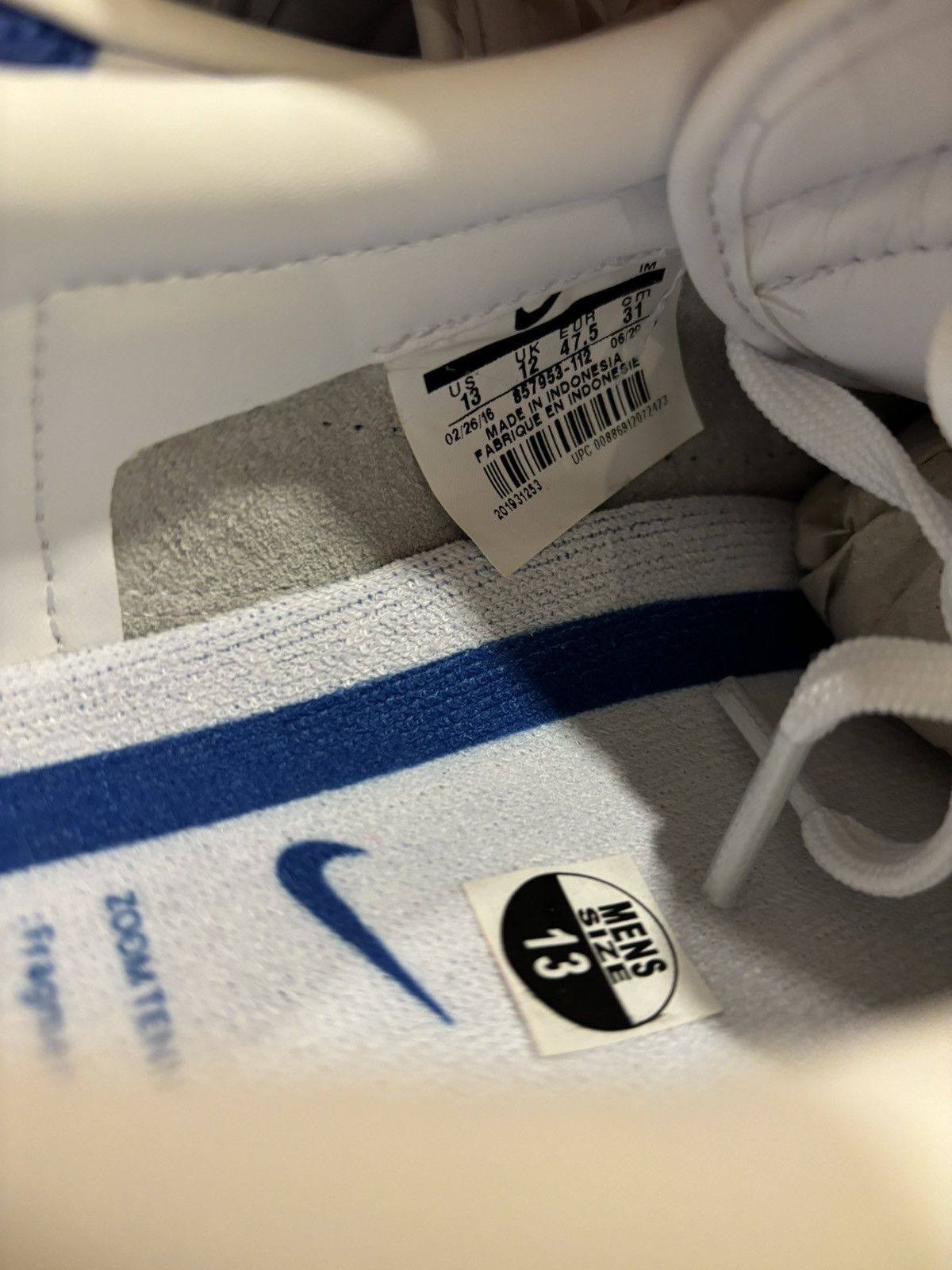 Fragment Design × Nike Fragment X Air Zoom Tennis Classic AC Size US 13 / EU 46 - 8 Thumbnail