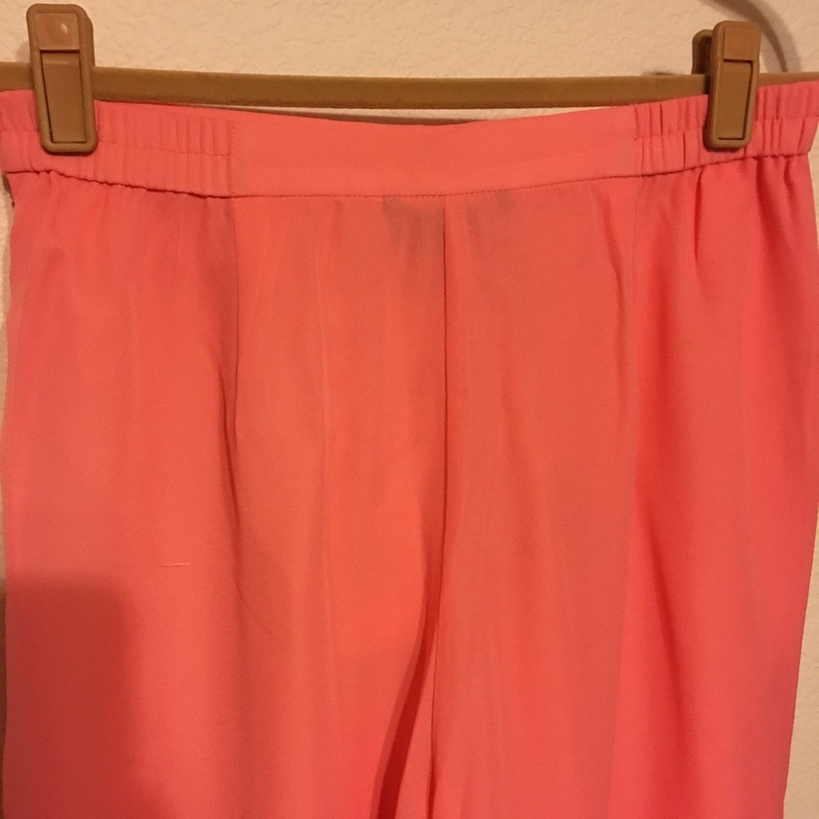 Other Metro Style pull on trouser coral pink NWT Size 34" / US 12 / IT 48 - 4 Thumbnail