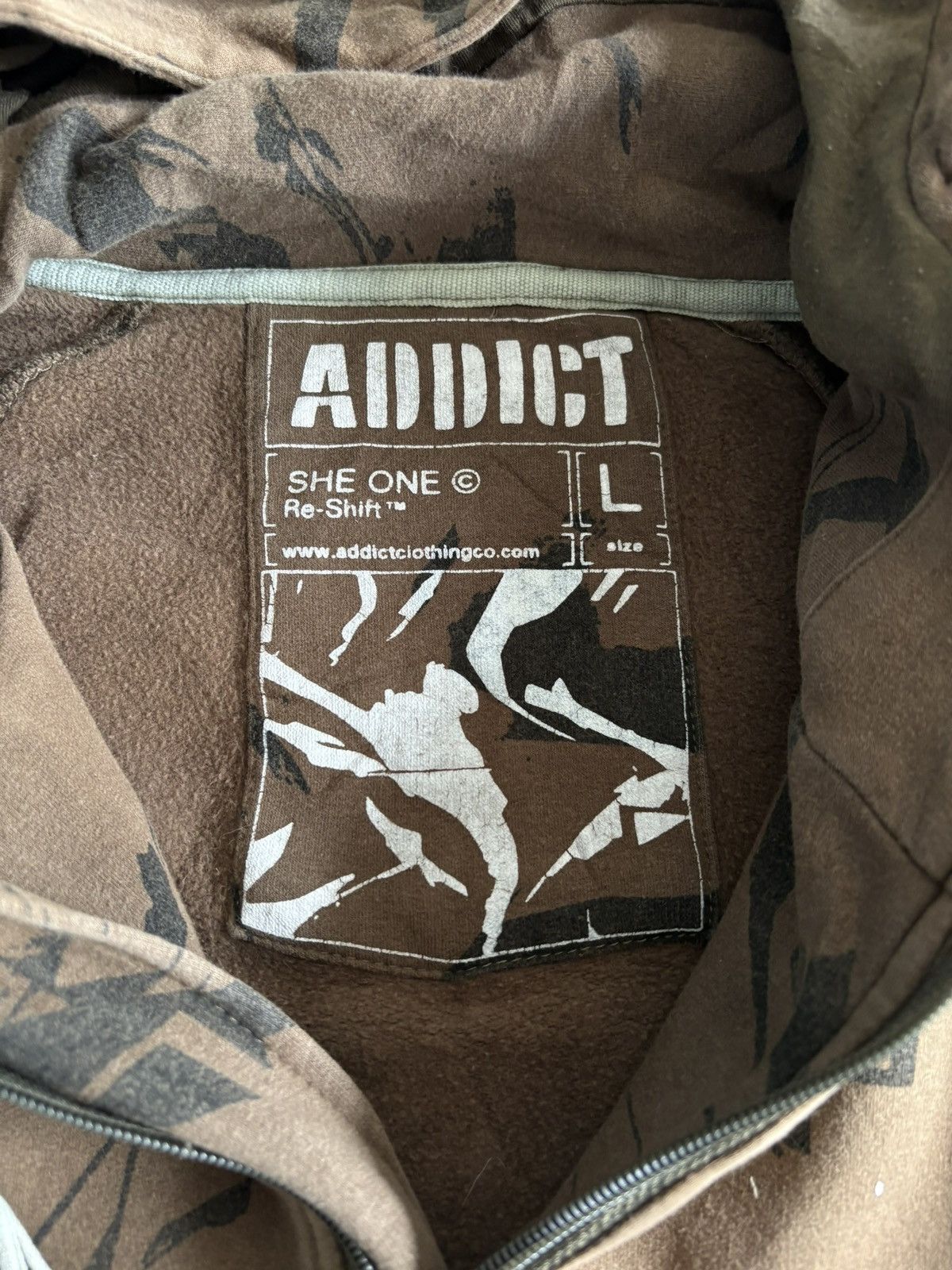 ADDICT Addict Clothing Military Camouflage Khaki Green Keep Hoodie Size US L / EU 52-54 / 3 - 13 Thumbnail