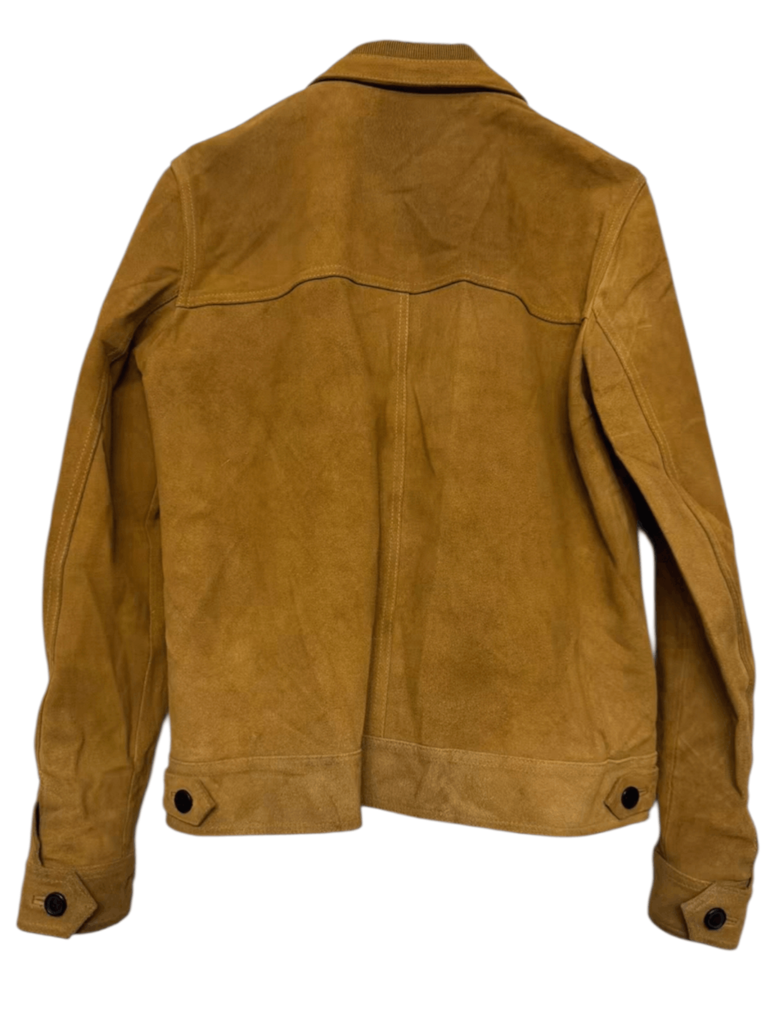 Hedi Slimane Suede Trucker Jacket (SLP FW14 Style - Korean Recreation) Size US M / EU 48-50 / 2 - 3 Thumbnail