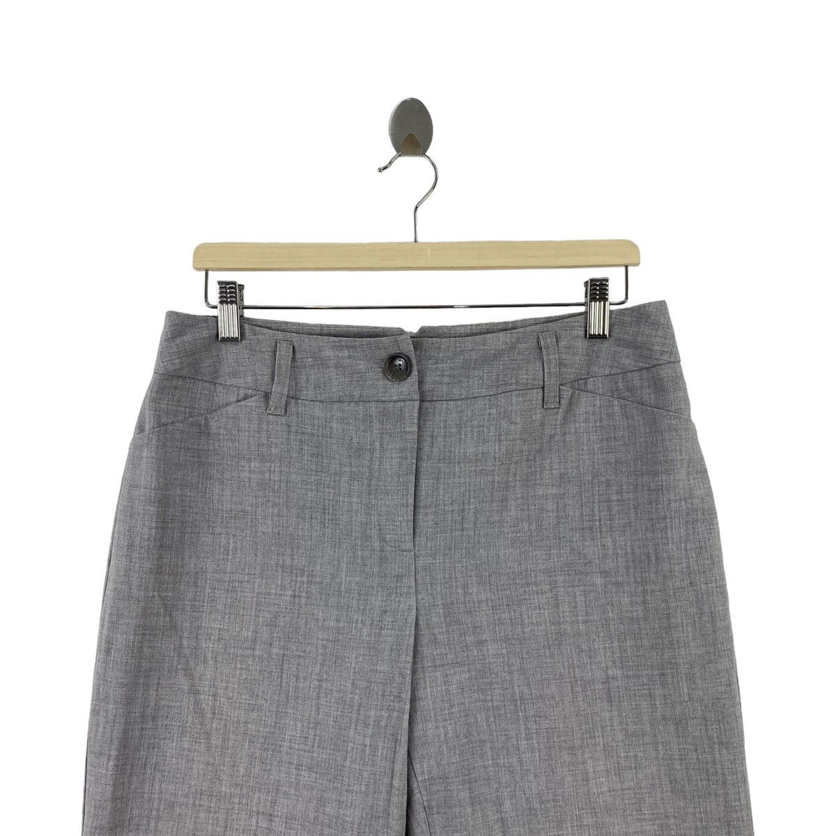 Other RAFAELLA STUDIO Straight Cut Casual Grey Trousers Pant Size 32" / US 10 / IT 46 - 2 Thumbnail