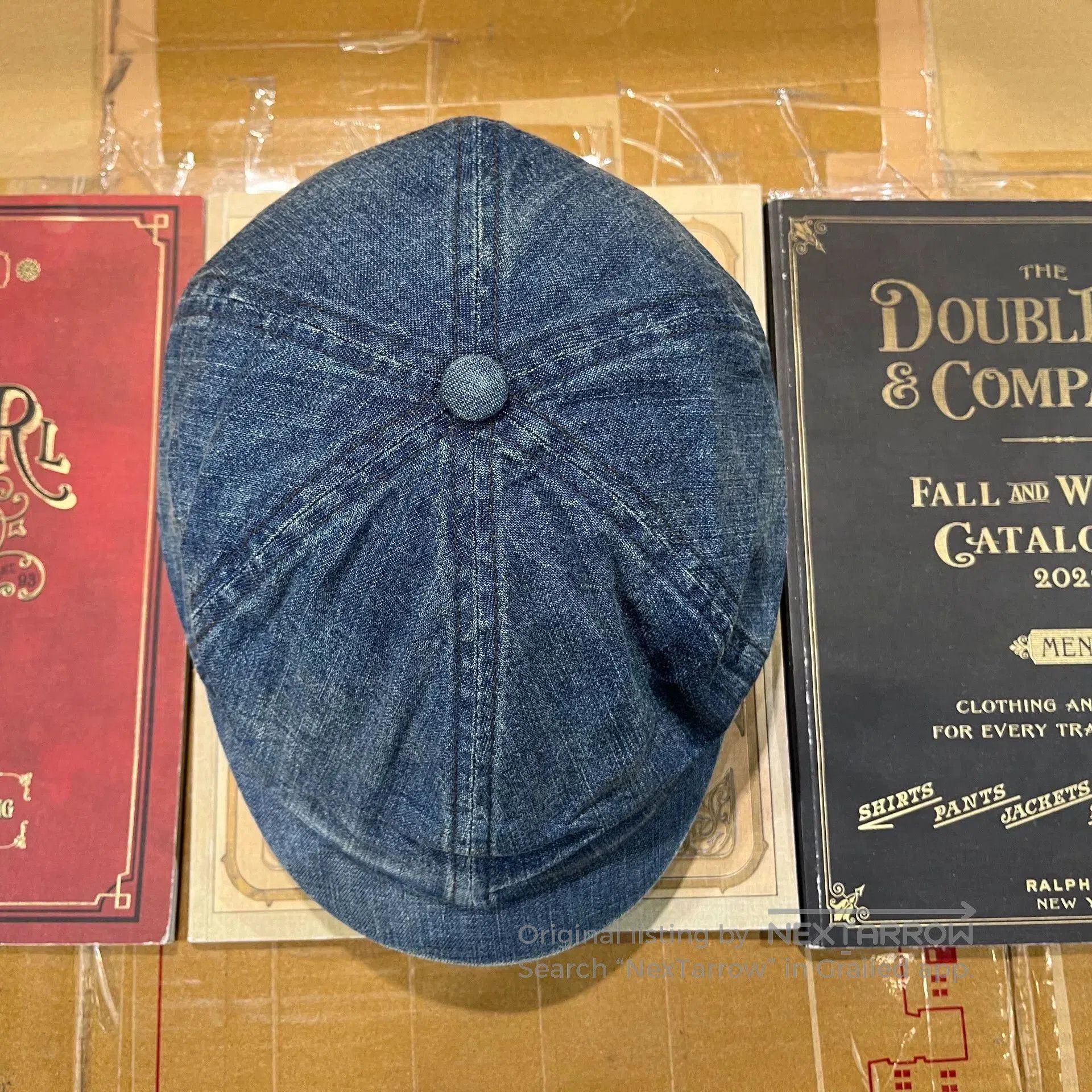 RRL Ralph Lauren RRL Denim Newsboy Cap M Size. Size ONE SIZE - 5 Thumbnail