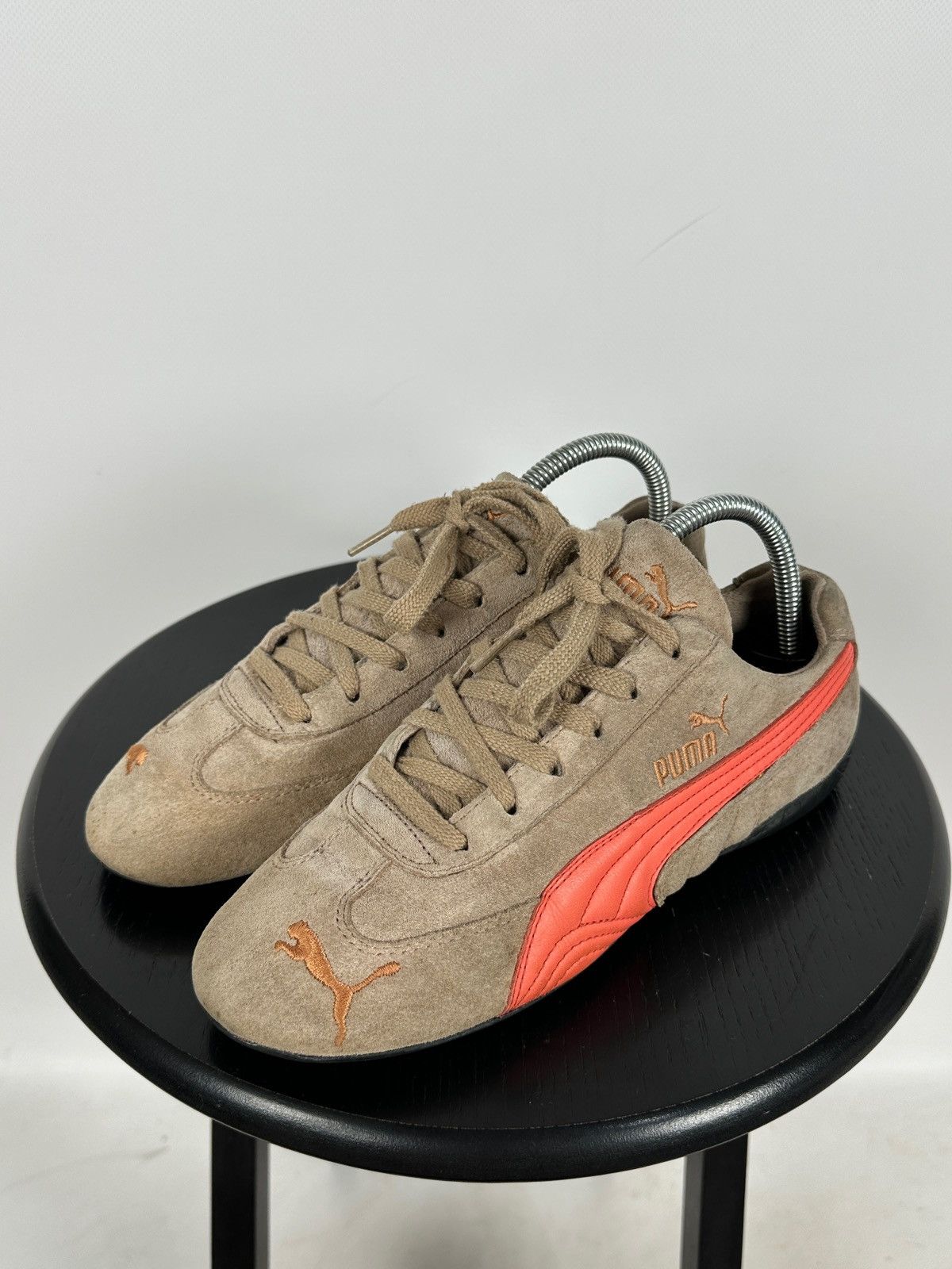 Puma Vintage Puma Speedcat Sand Suede/Leather Y2K Sneakers Size US 9 / IT 39 - 7 Thumbnail