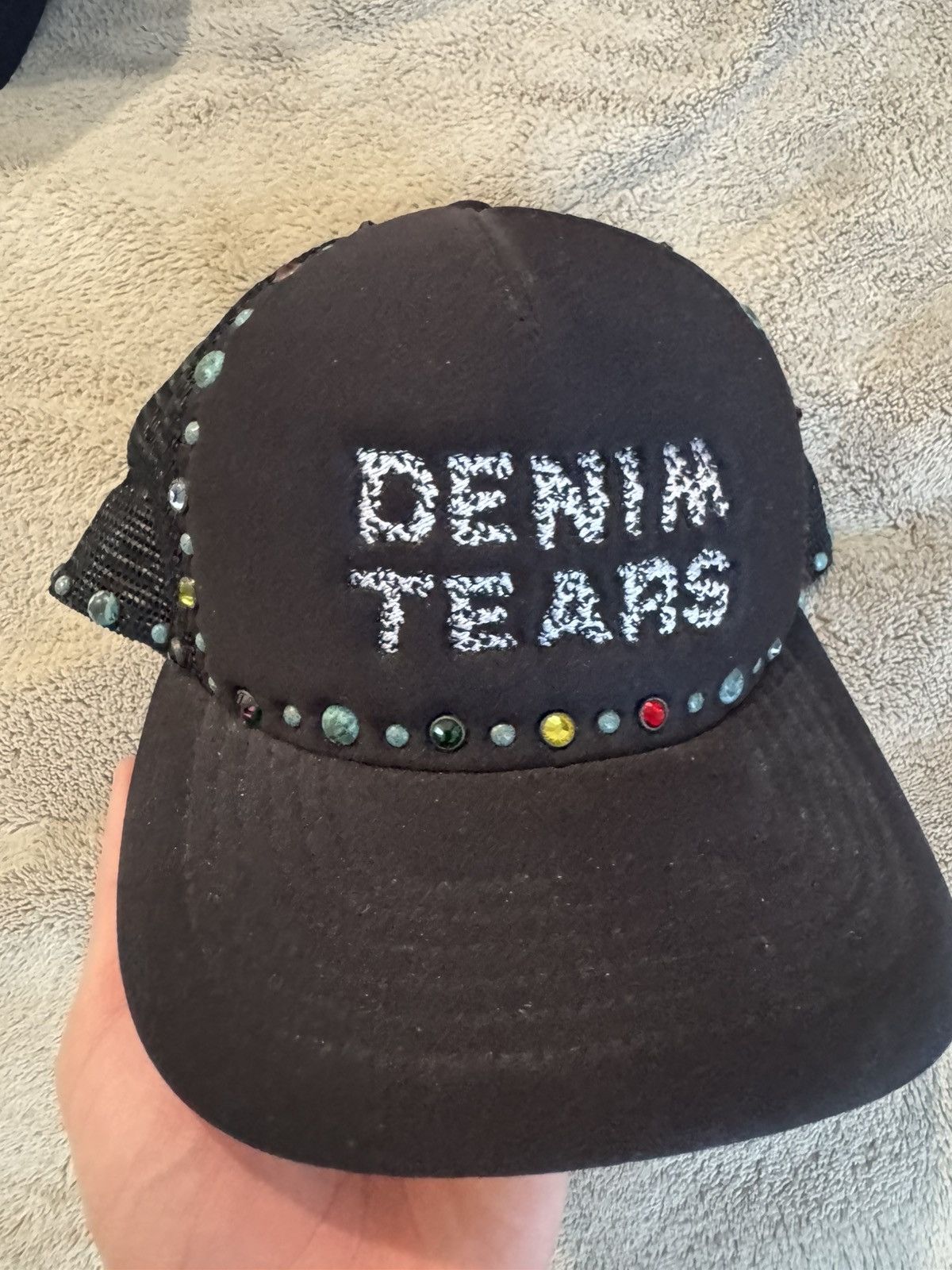 DENIM TEARS × Stussy Stussy x Denim Tears Elmer Earflap fur Hat