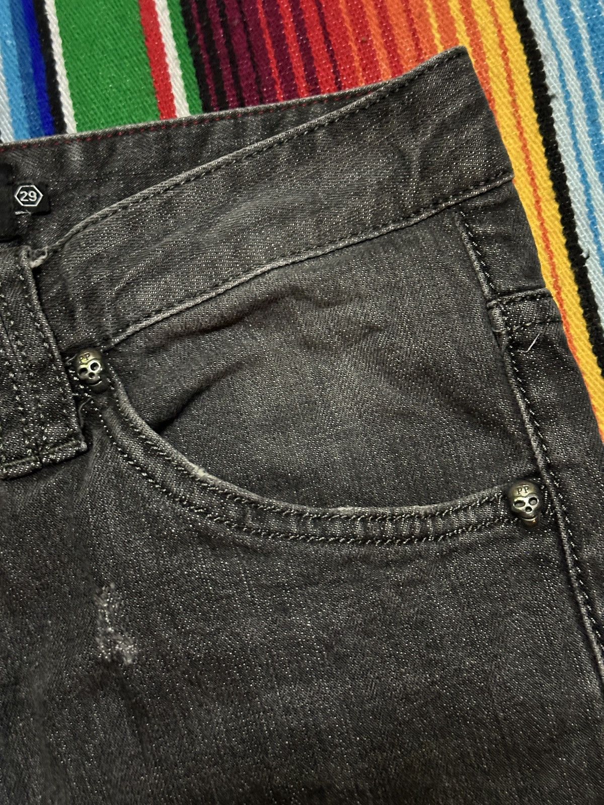 Philipp Plein Distress Skinny Philipp Plein 30x38 Size US 30 / EU 46 - 9 Thumbnail