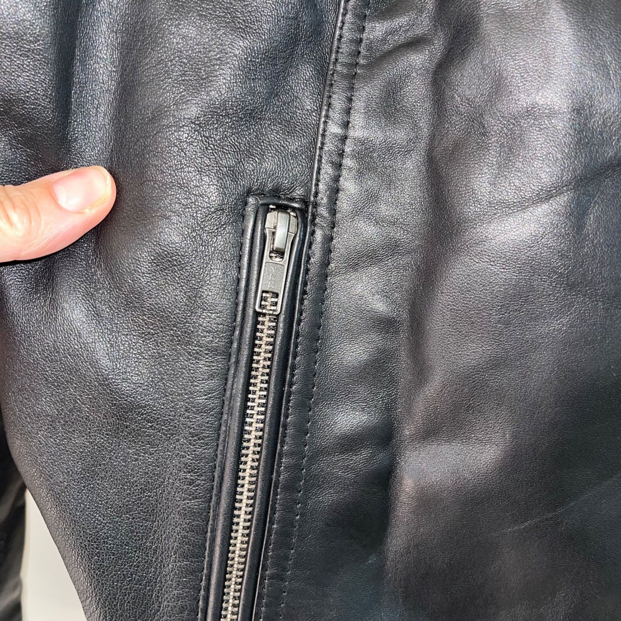 Other Cava Womens Jacket Size 2XL Black Moto Leather Size XXL / US 16-18 / IT 52-54 - 6 Thumbnail