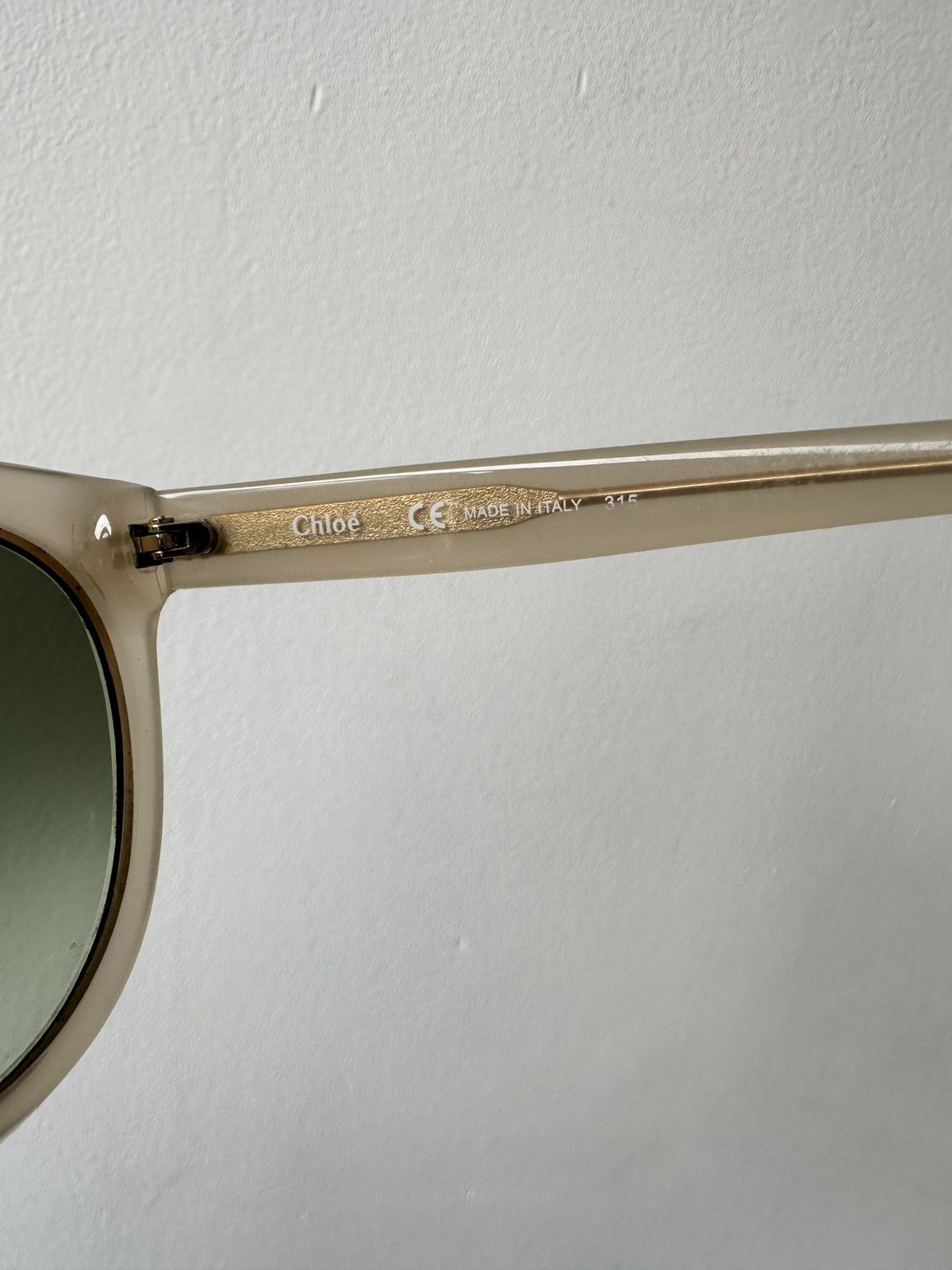 Chloe Chloe CE590S Elegant Beige Cat-Eye Sunglasses Size ONE SIZE - 6 Thumbnail
