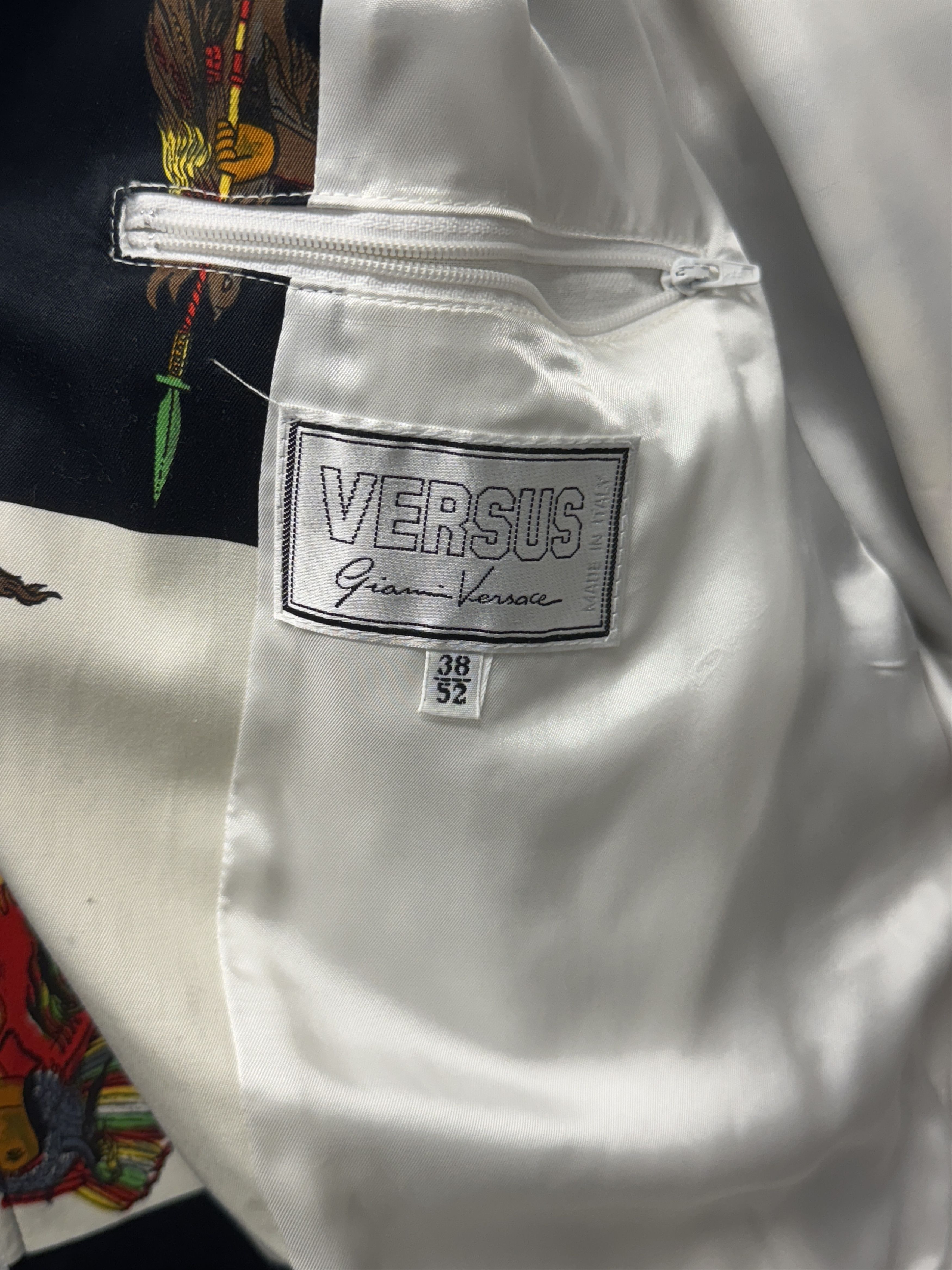 Versus Versace Vintage Versus Versace Native American Print Bomber Jacket Size US M / EU 48-50 / 2 - 5 Thumbnail