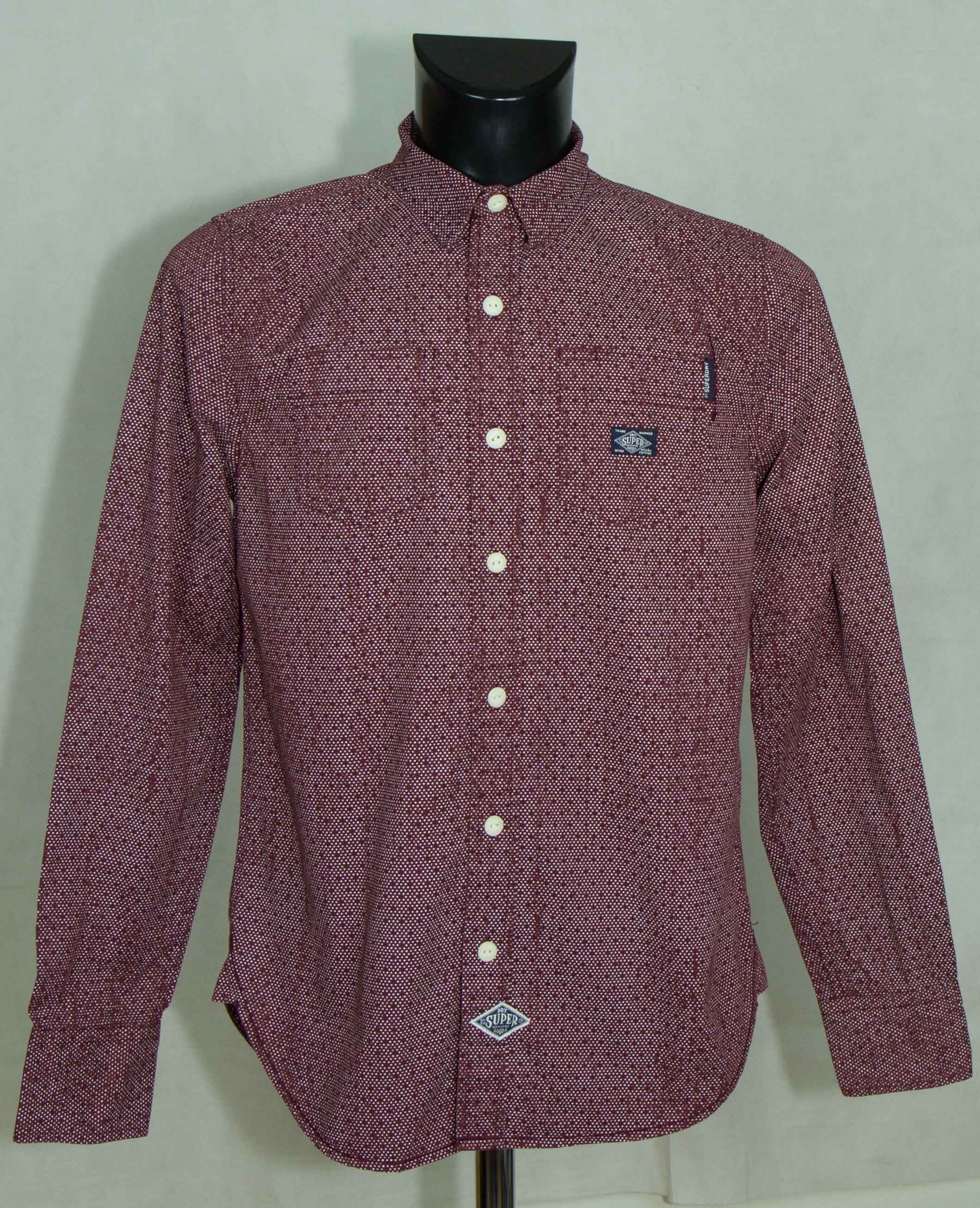 Superdry MENS SUPERDRY SHIRT COTTON SIZE M Size US M / EU 48-50 / 2 - 4 Thumbnail