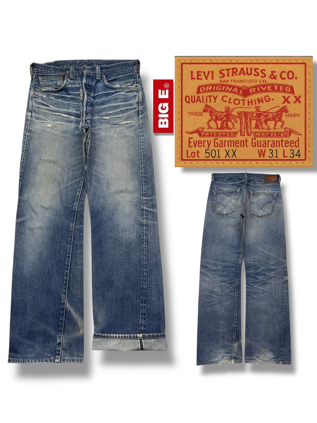 Levi's Vintage Clothing Levis LVC 1947 501 47501-0218 selvedge