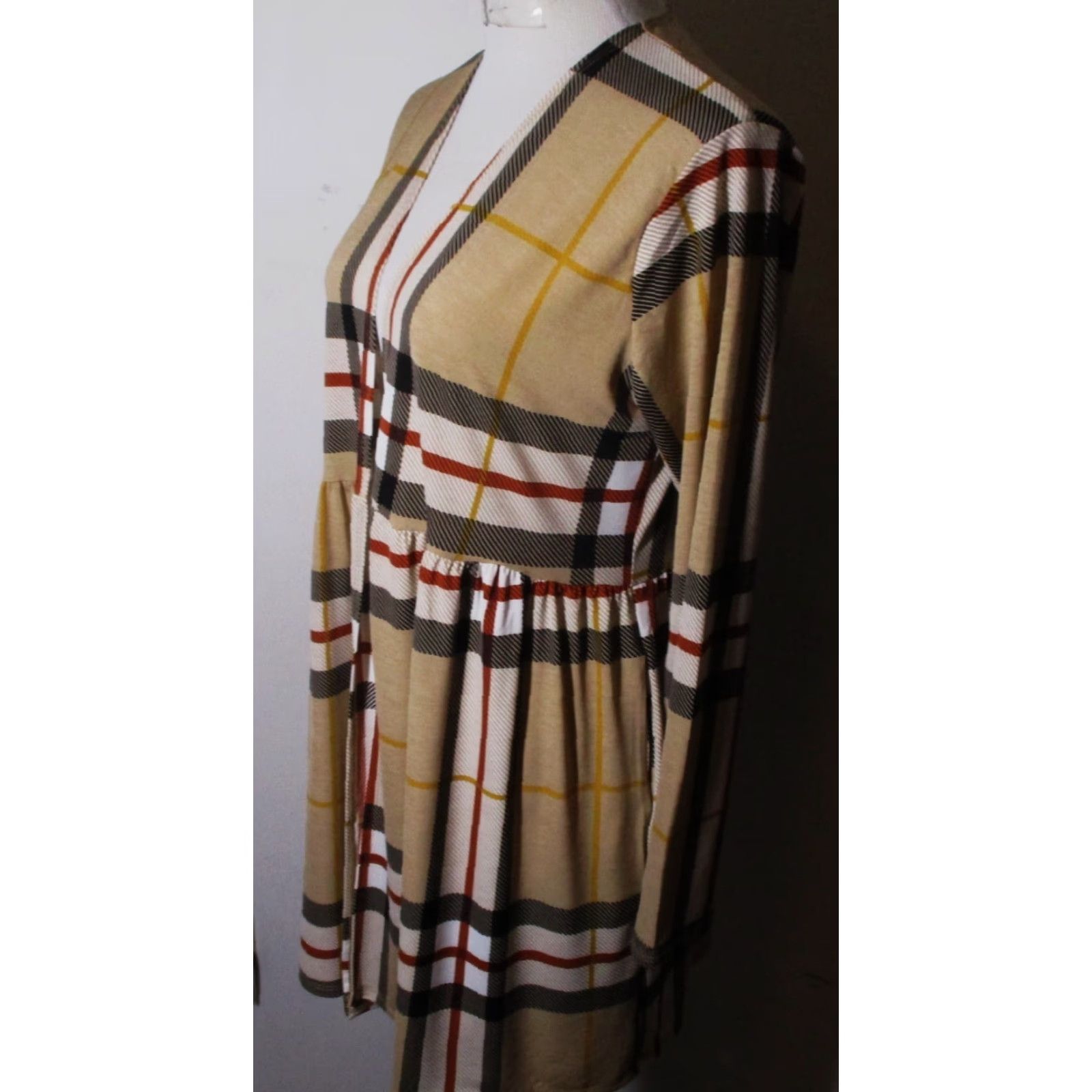 Vintage HEIMISH Women's Cardigan Duster Wrap Tan Long Sleeve Size S NWT Size S / US 4 / IT 40 - 4 Thumbnail