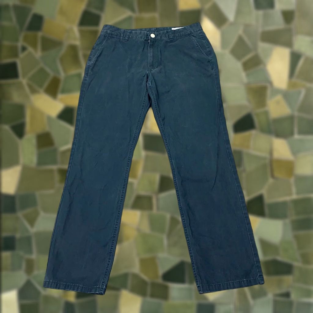 Bonobos Bonobos Washed Pants Mens 36x32 Blue Slim Straight Flat Front Size US 33 - 1 Thumbnail