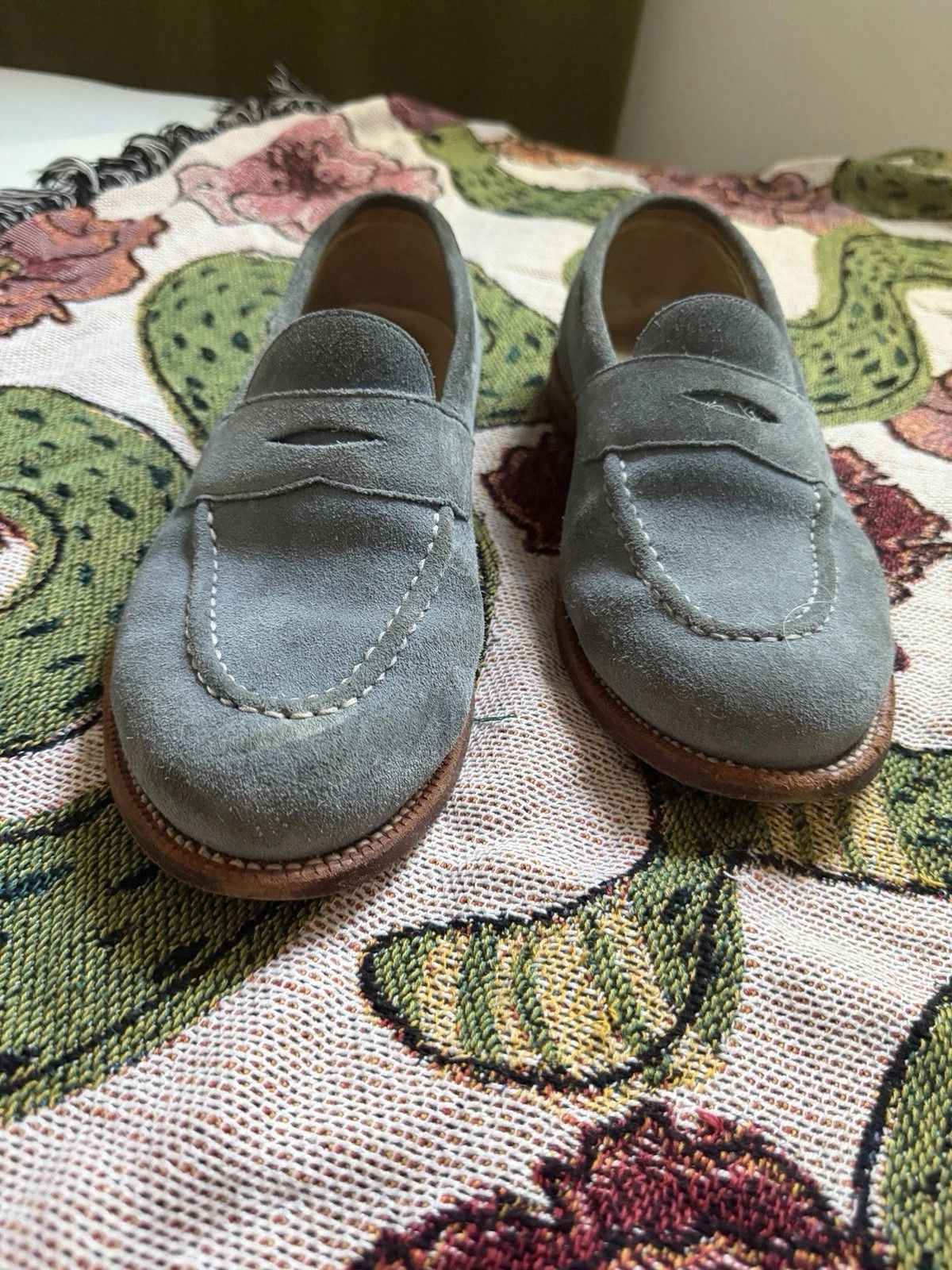 Grant Stone Kudu Suede Traveller Loafer in Blue, Men's (Size 8) — image 4 of 4