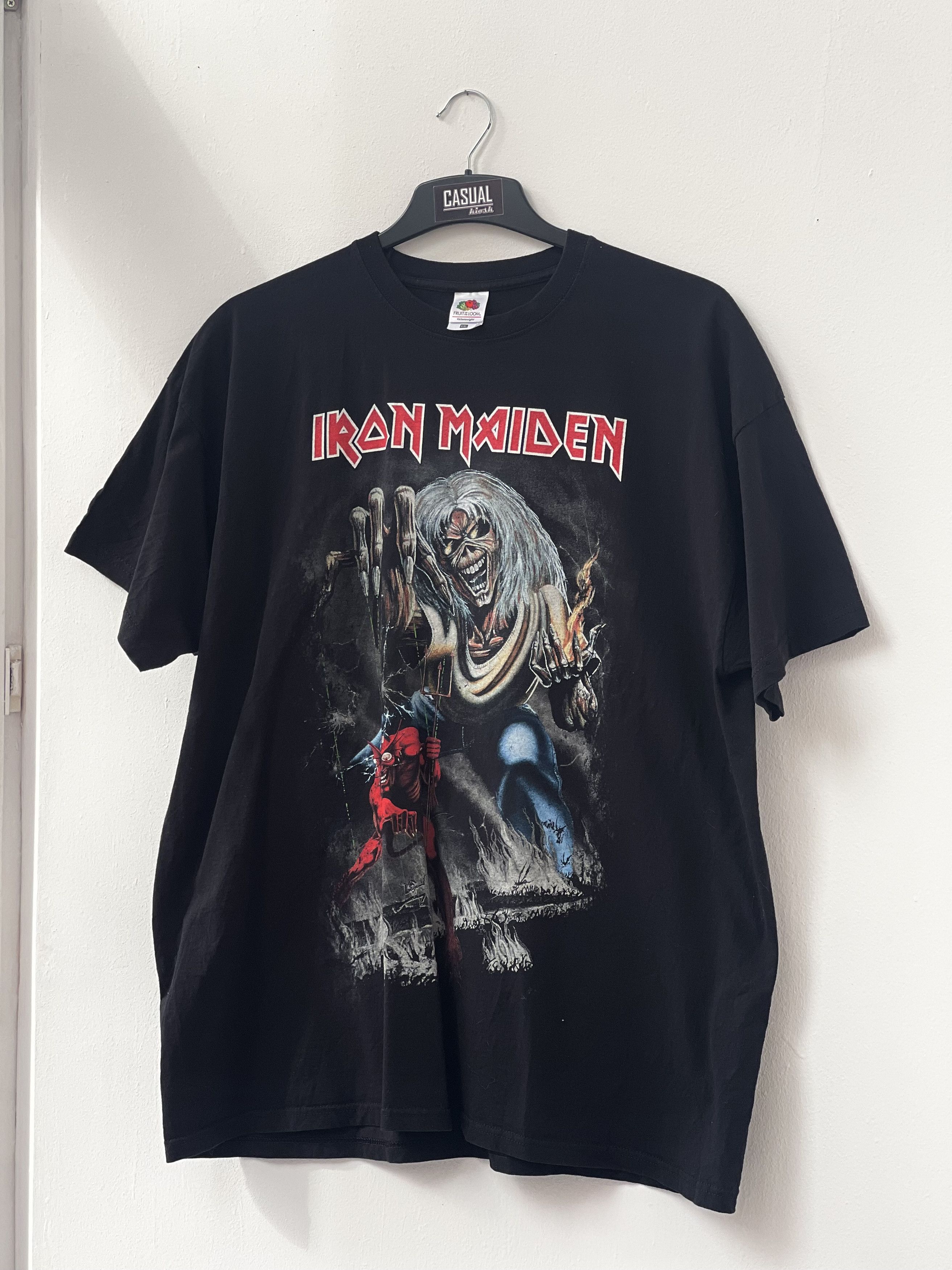 Band Tees × Fruit Of The Loom × Iron Maiden Fruit of The Loom x Iron Maiden vintage t-shirt Tour 2010 Size US XXL / EU 58 / 5 - 2 Thumbnail