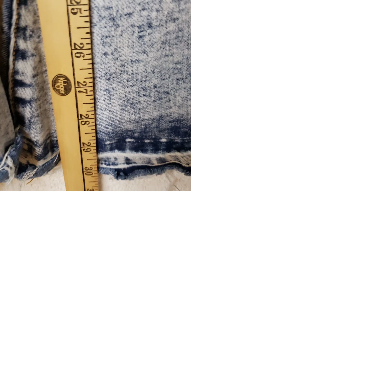 Denime Peach Love California Flare Denim Jeans Blue SZ M STARS! Size 32" / US 10 / IT 46 - 10 Thumbnail