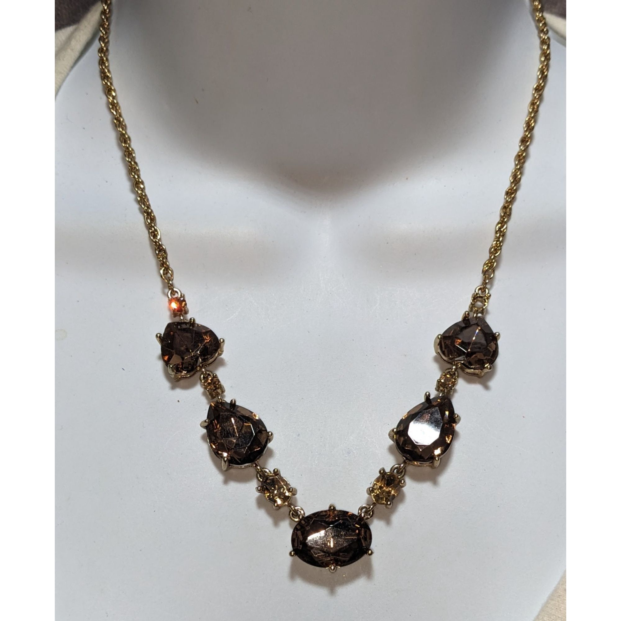Other Elegant Brown Glass Necklace Size ONE SIZE - 9 Thumbnail