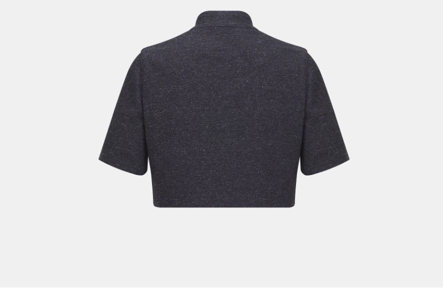 Dior o1w1db10824 2-in-1 Short-Sleeved Jacket in Navy Blue Size L / US 10 / IT 46 - 8 Thumbnail